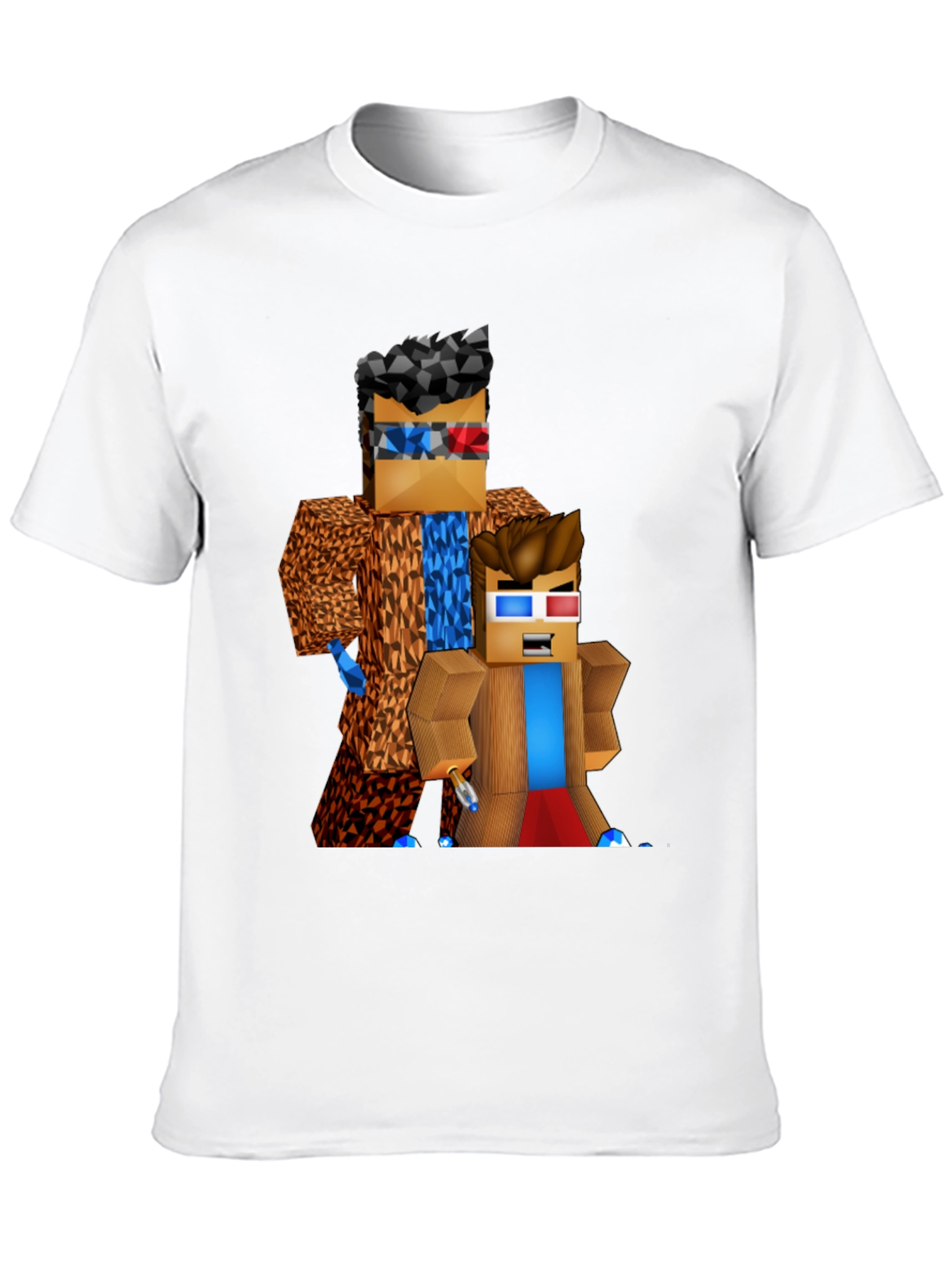 Minecraft Style Character Graphic Tee