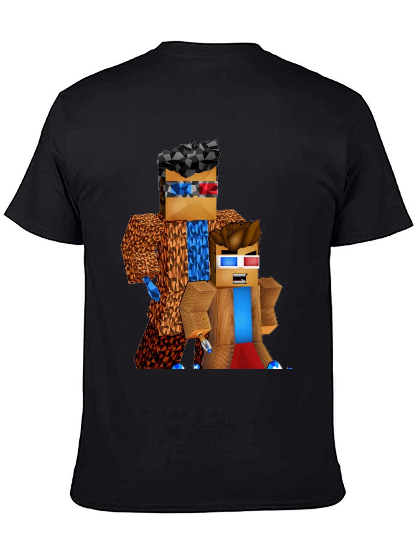 Minecraft Style Character Graphic Tee
