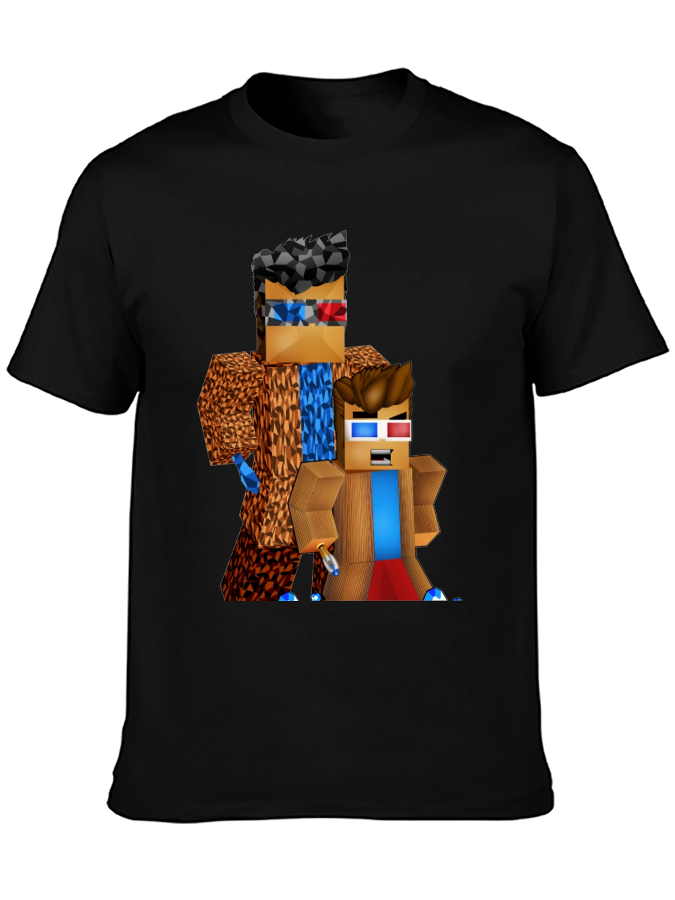 Minecraft Style Character Graphic Tee