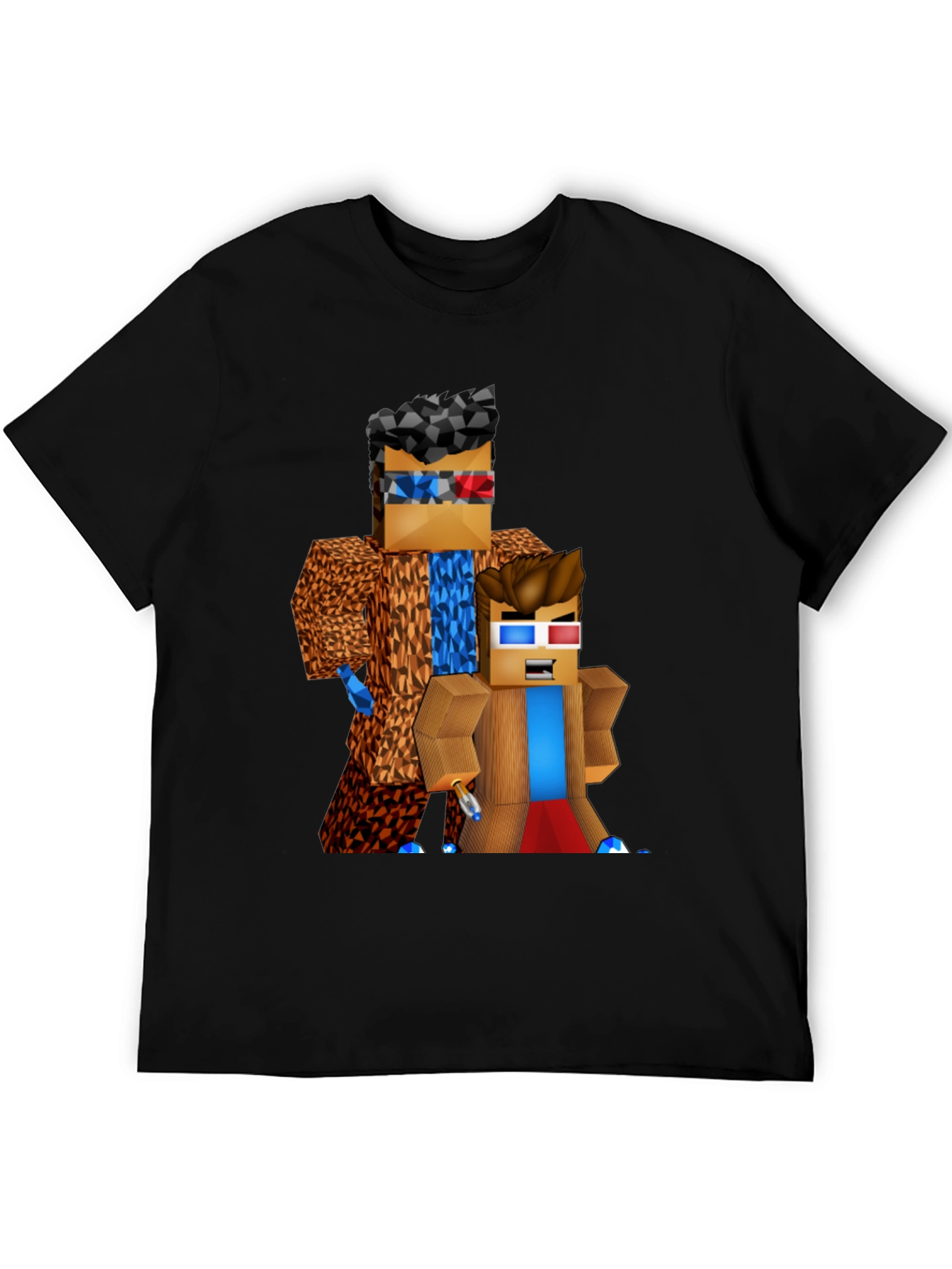 Minecraft Style Character Graphic Tee