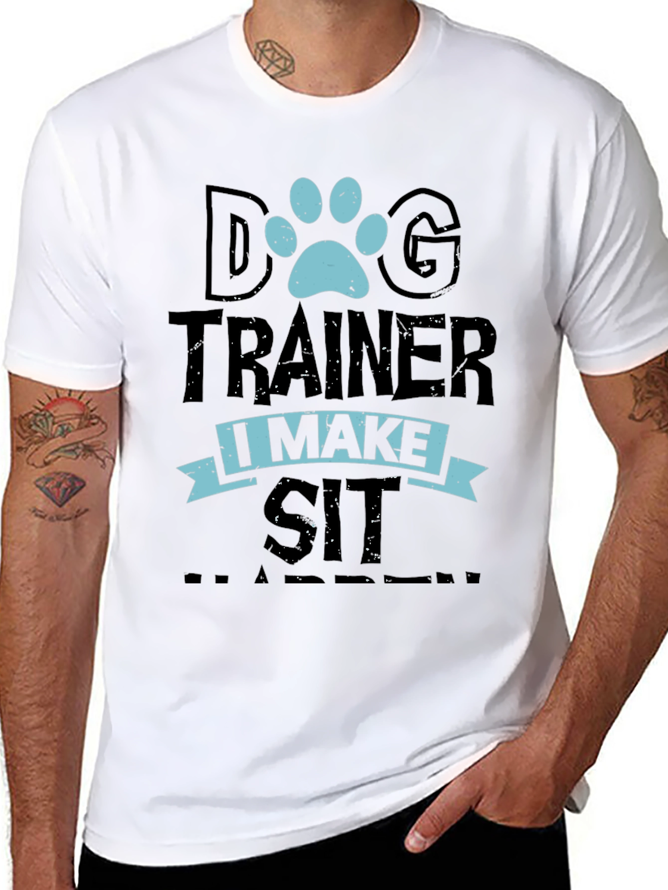 Dog Trainer T-Shirt - I Make Sit Happen Tee
