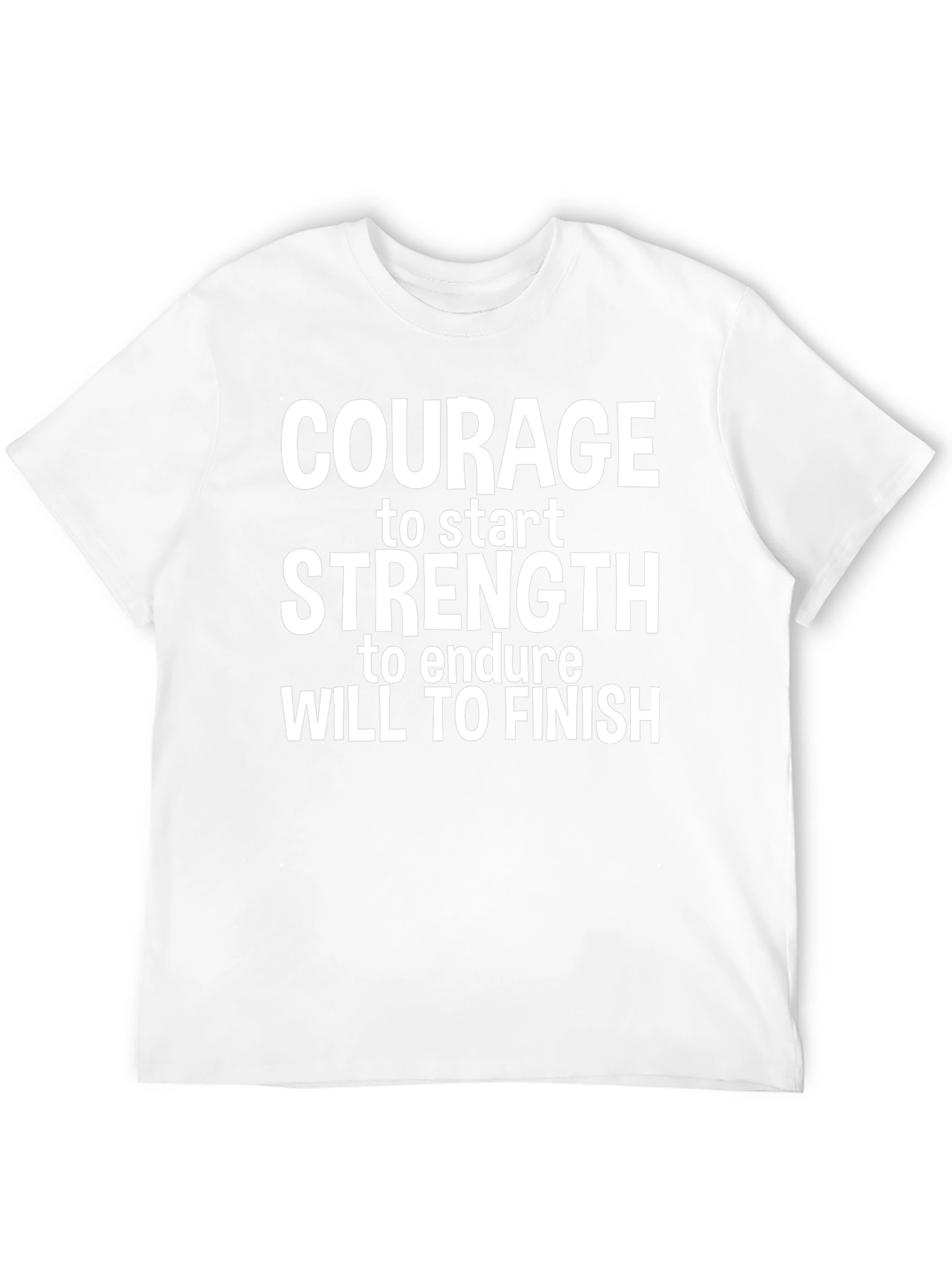 Motivational Graphic Print T-Shirt