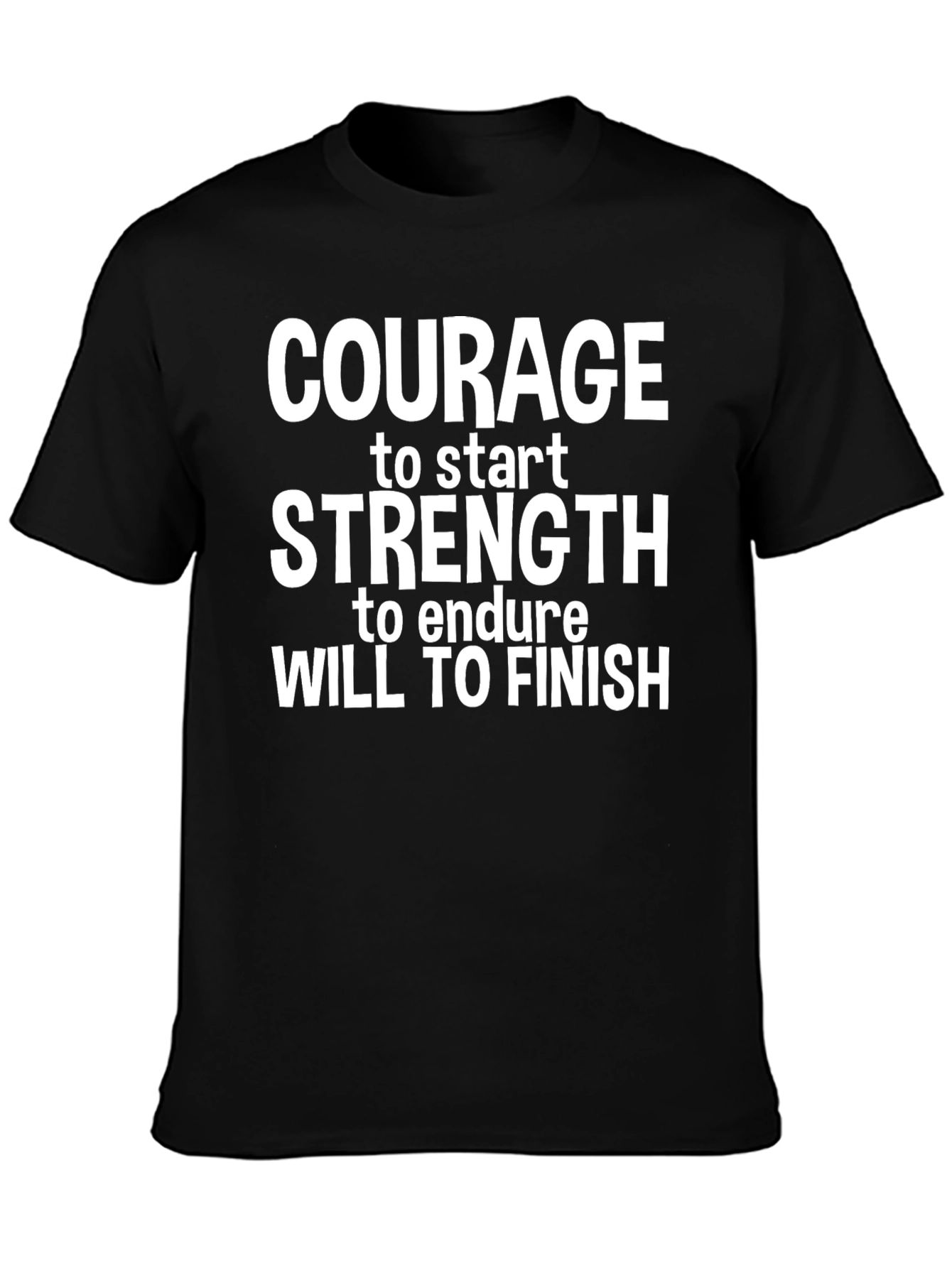 Motivational Graphic Print T-Shirt