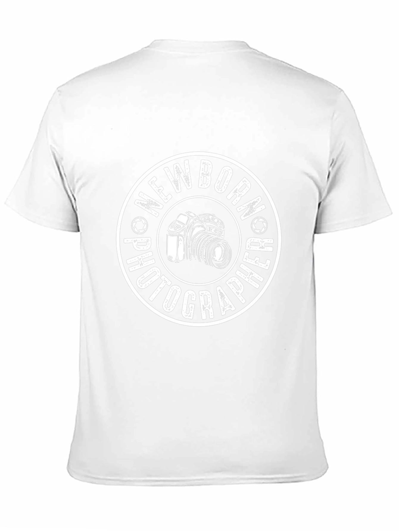 Newborn Photographer Graphic Tee - Black Cotton Shirt