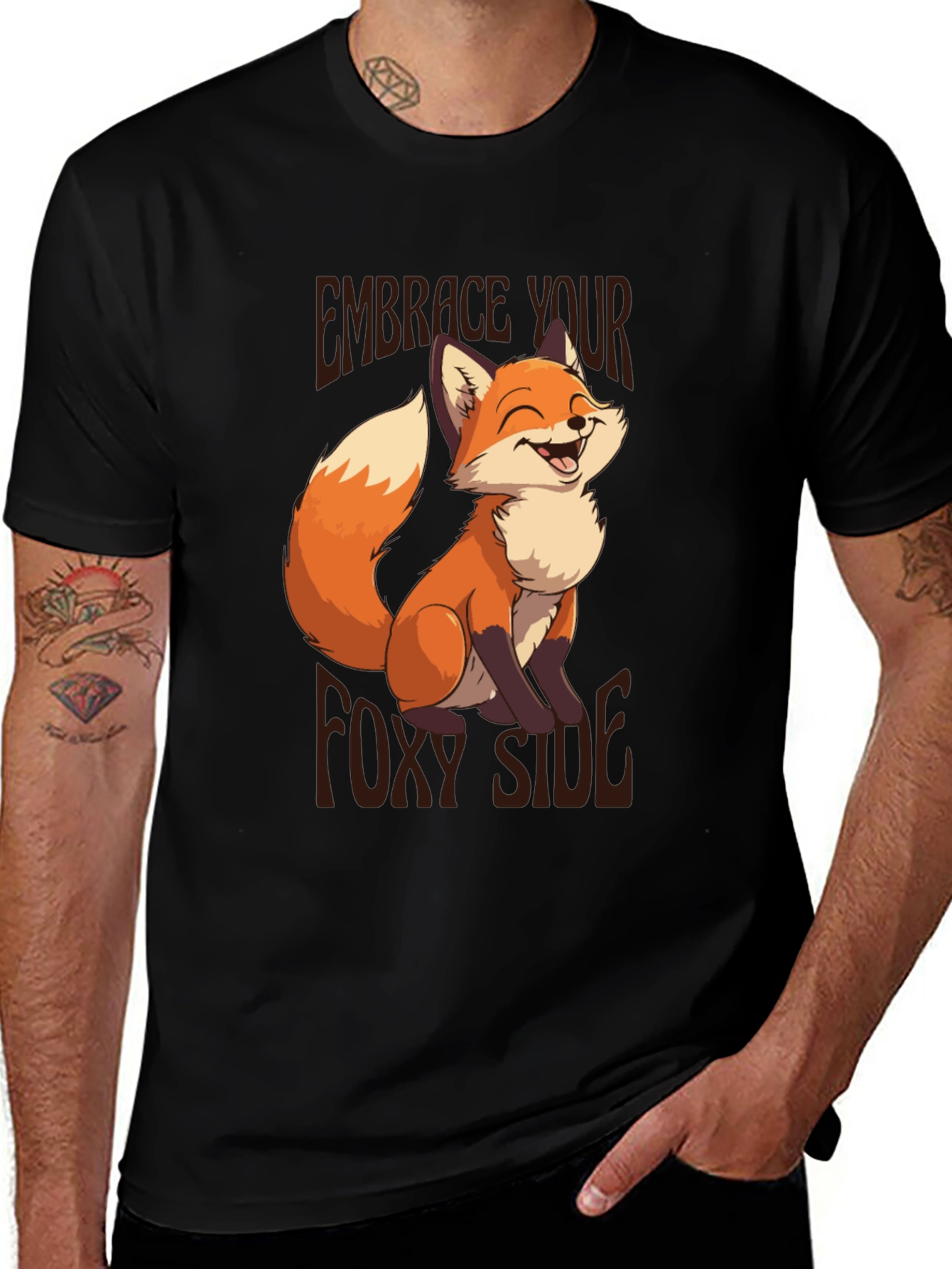 Embrace Your Foxy Side T-Shirt - Fun Graphic Tee