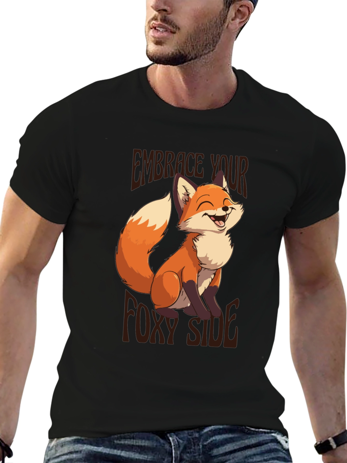 Embrace Your Foxy Side T-Shirt - Fun Graphic Tee