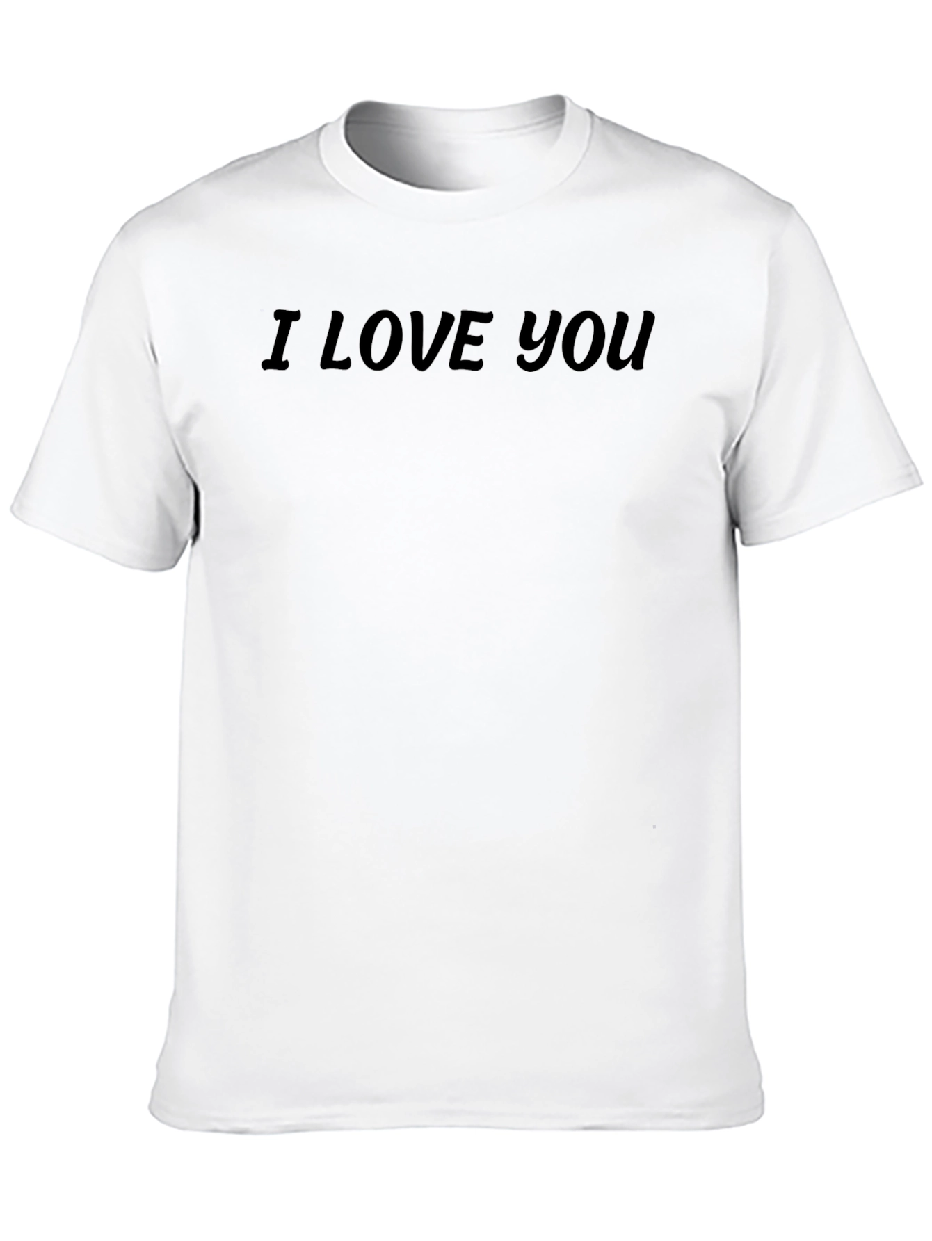 I Love You Black T-Shirt