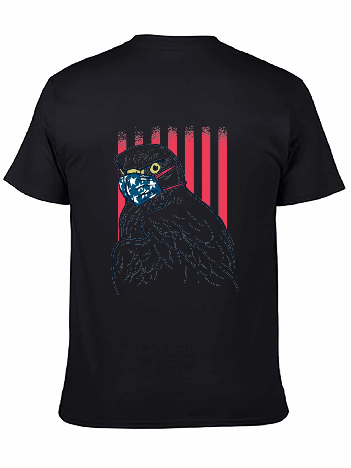 Patriotic Raven Masked T-Shirt