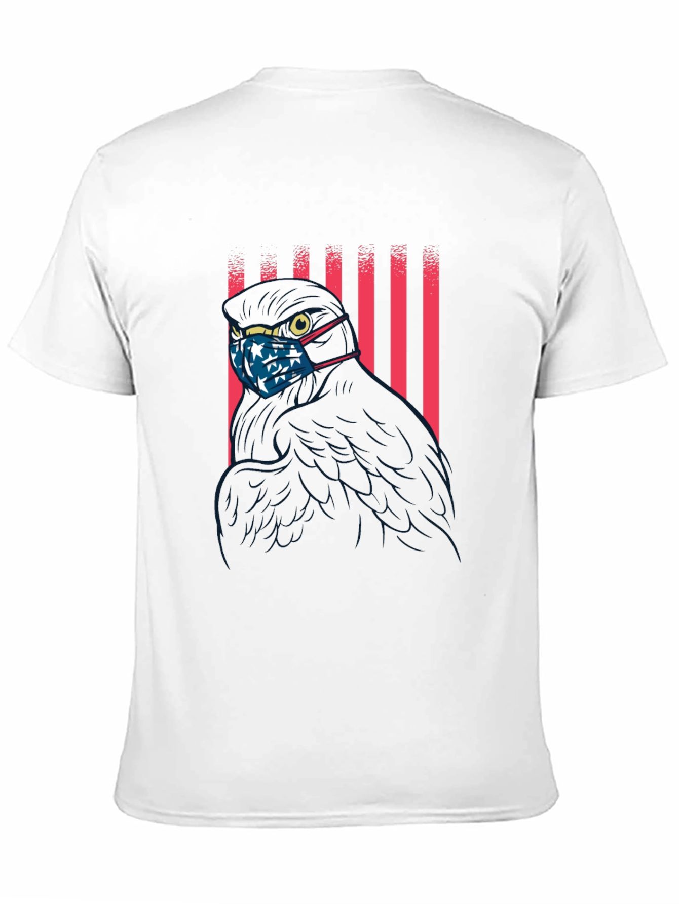 Patriotic Raven Masked T-Shirt