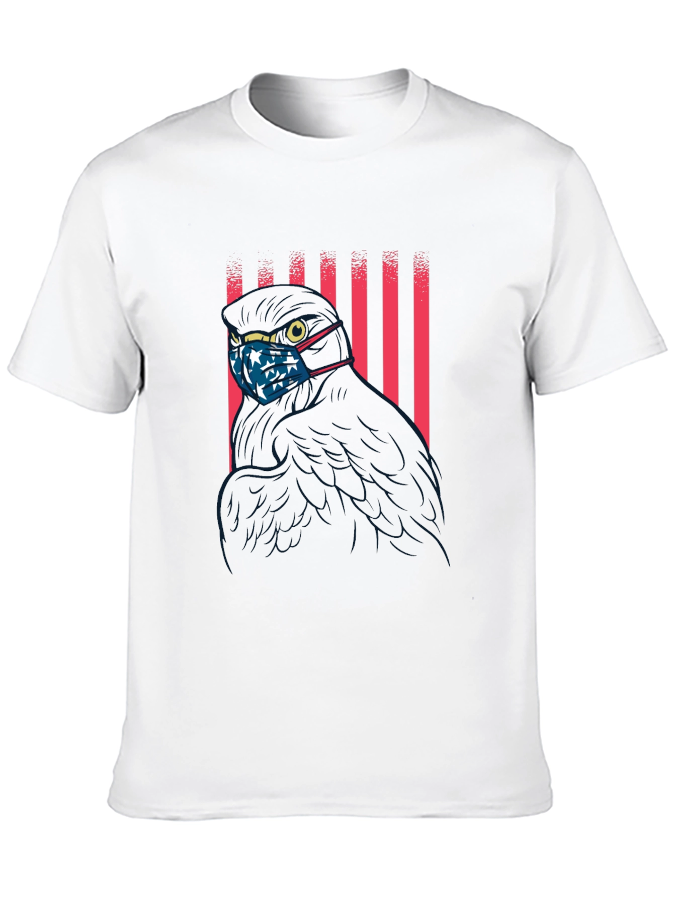 Patriotic Raven Masked T-Shirt