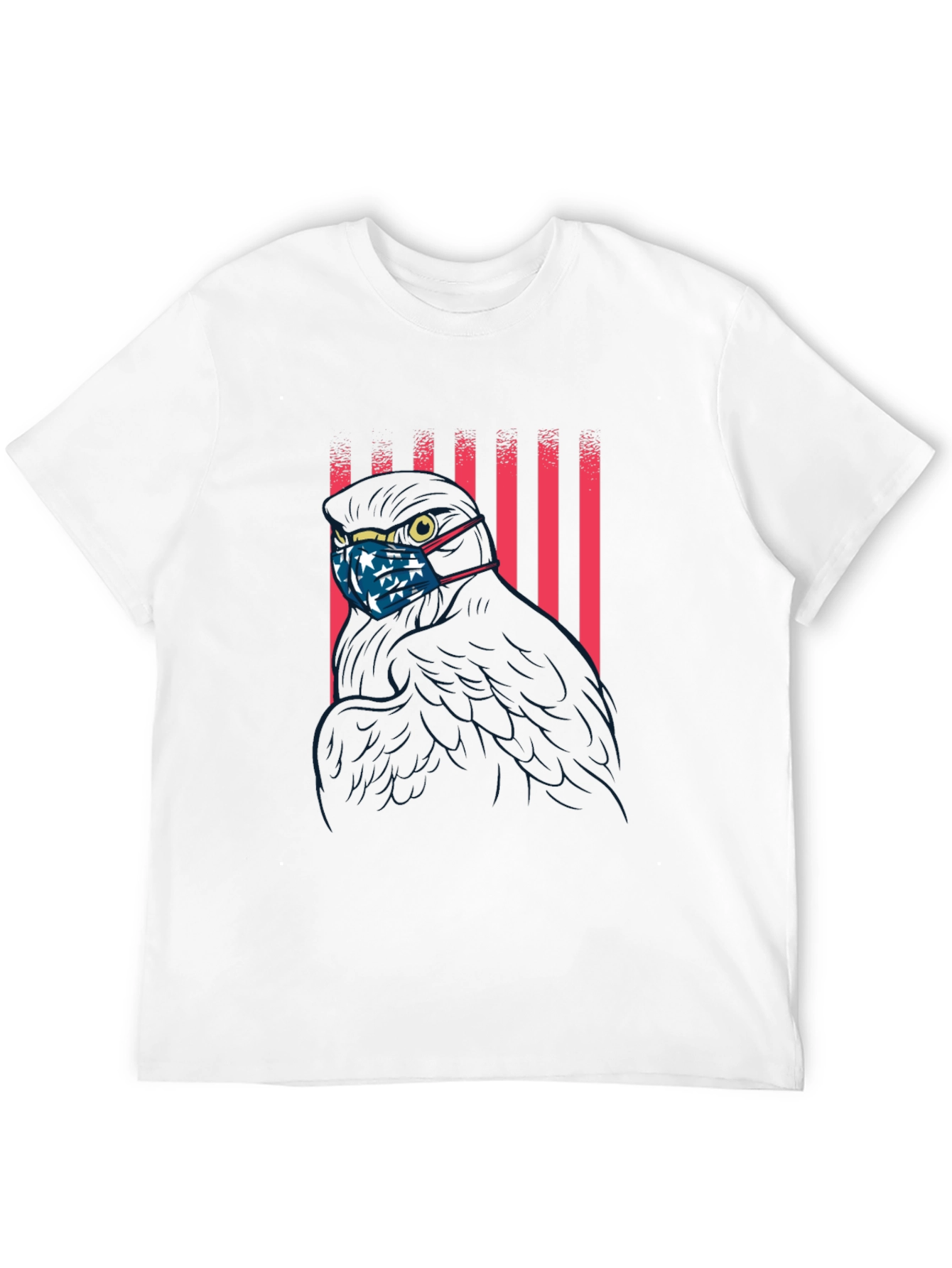 Patriotic Raven Masked T-Shirt