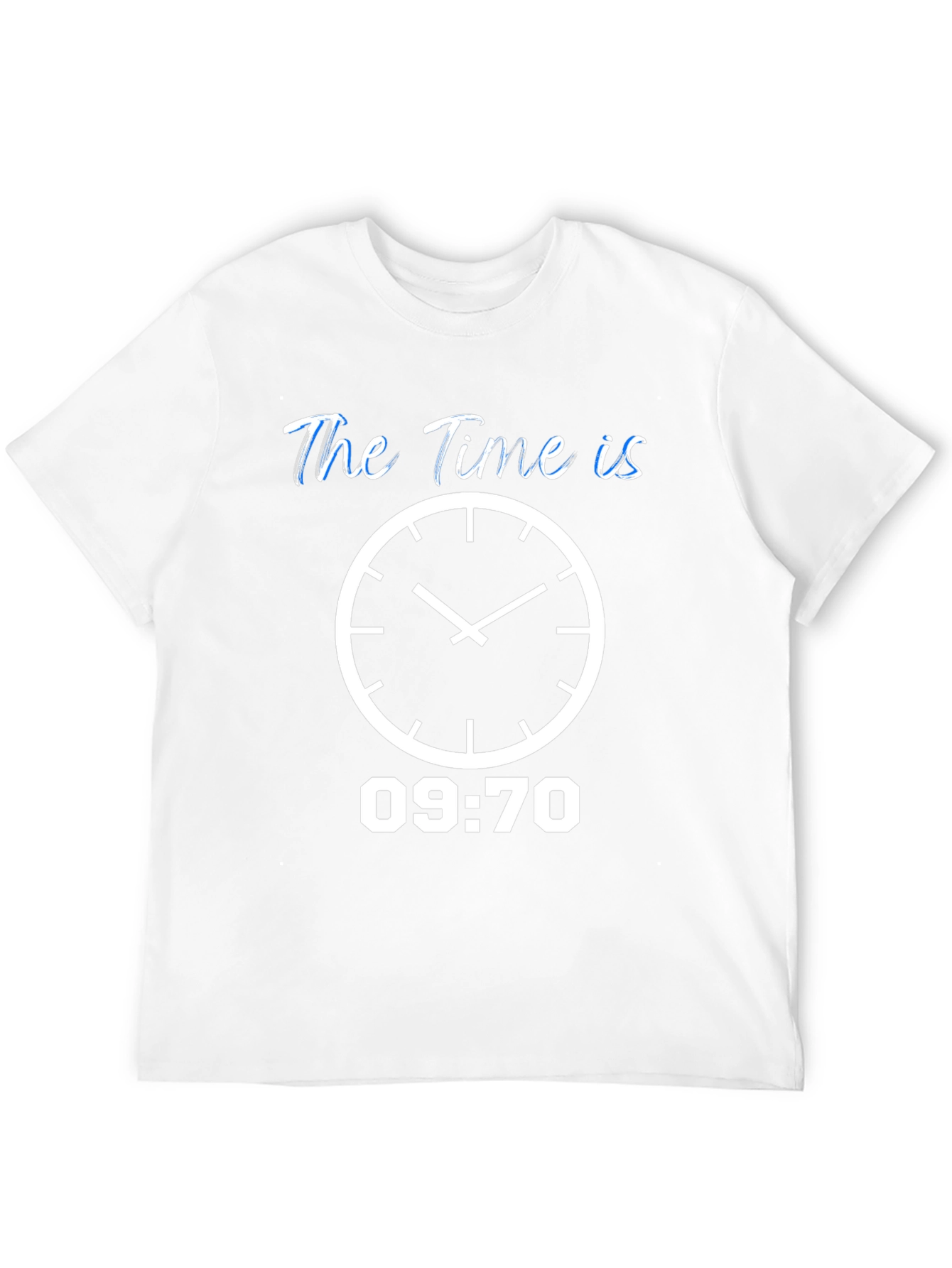 The Time Is T-Shirt - Unique Clock Design