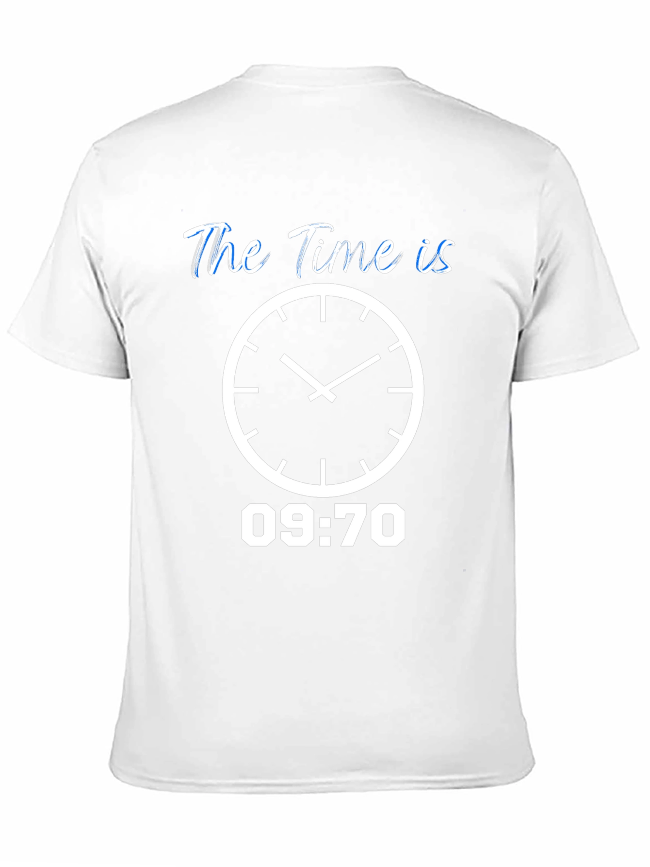 The Time Is T-Shirt - Unique Clock Design