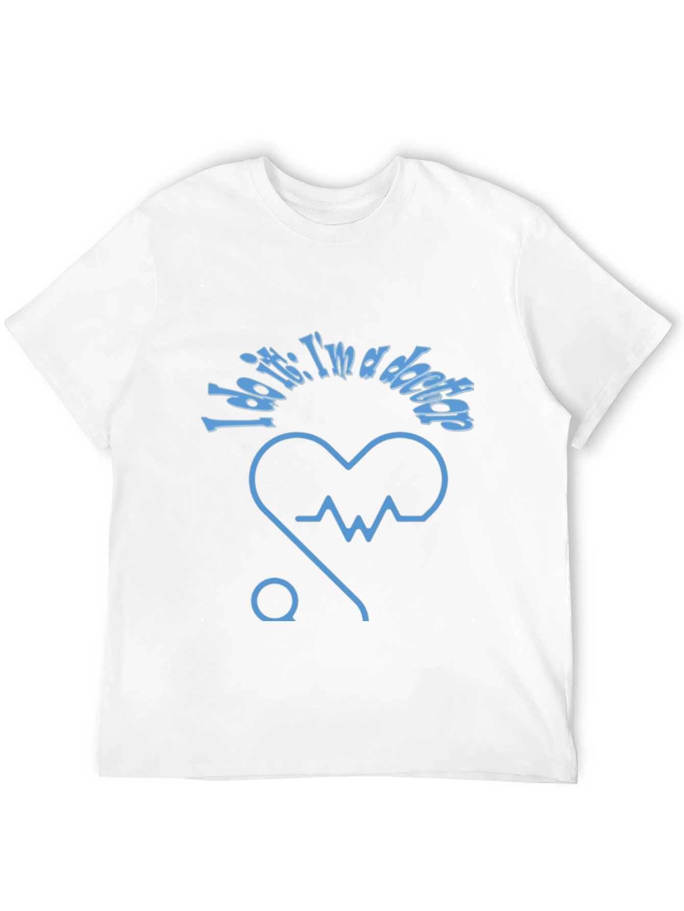Doctor Heartbeat Graphic T-Shirt - Novelty Tee