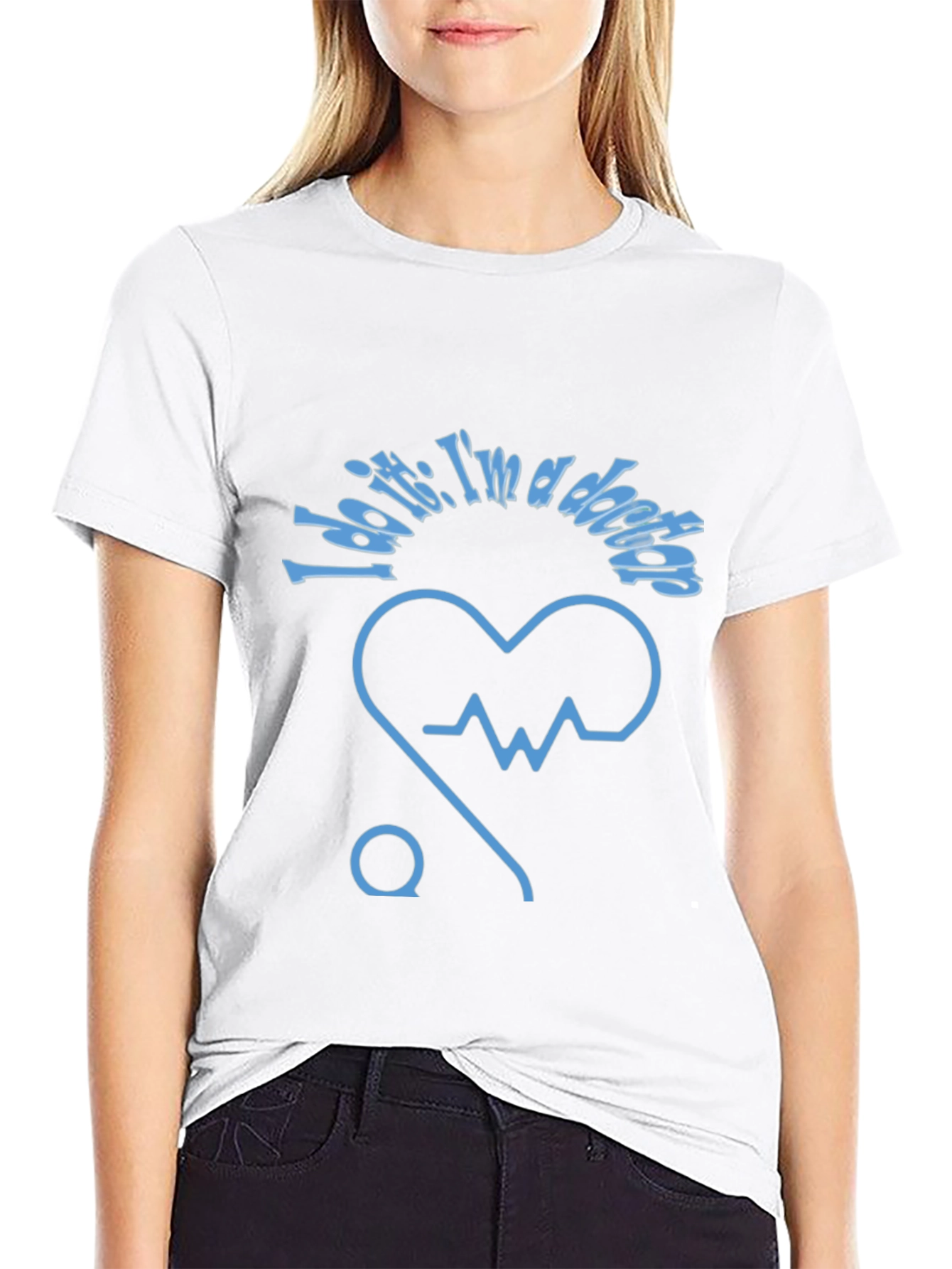 Doctor Heartbeat Graphic T-Shirt - Novelty Tee