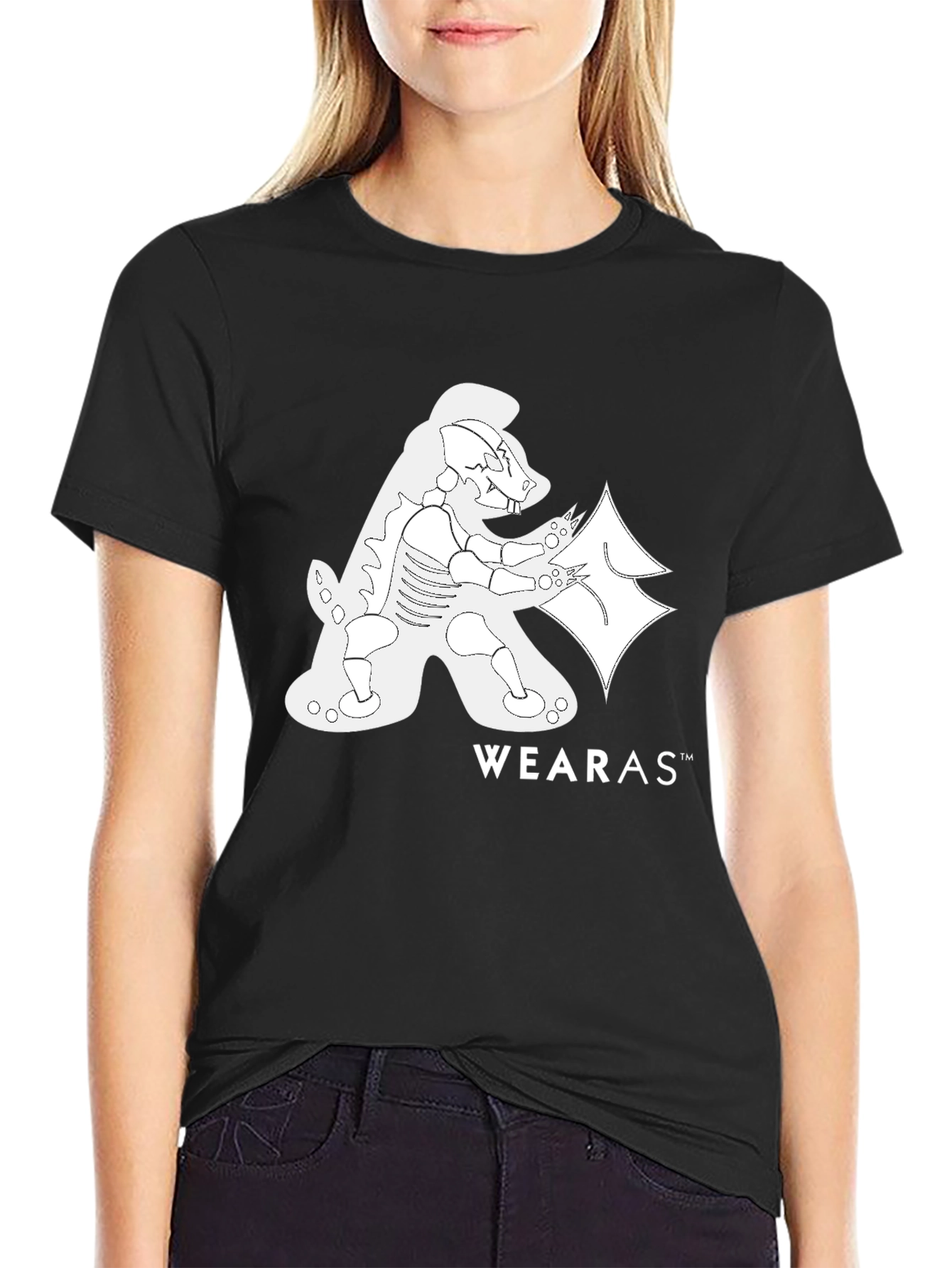 Black Wearas Graphic Tee