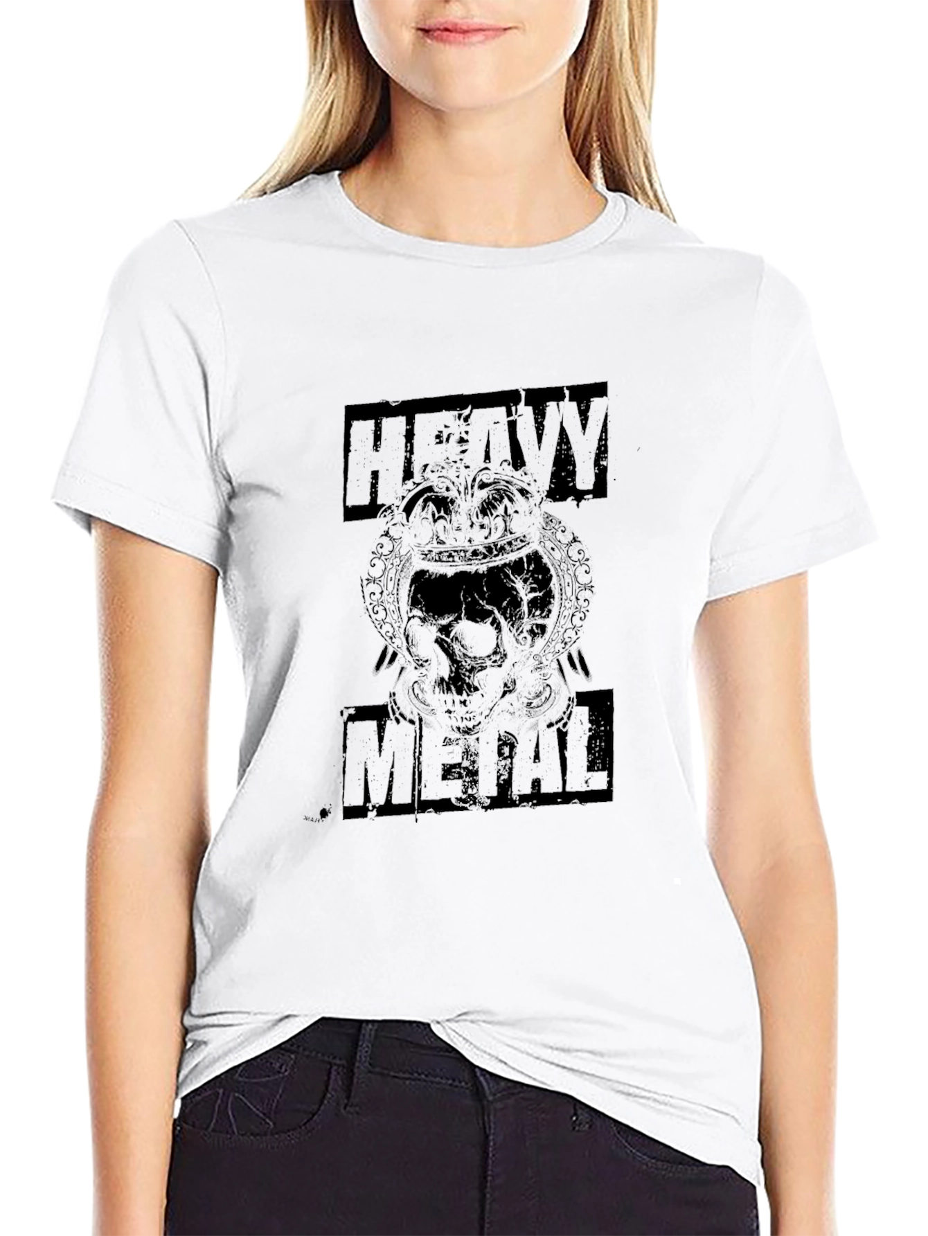 Heavy Metal Graphic Black T-Shirt