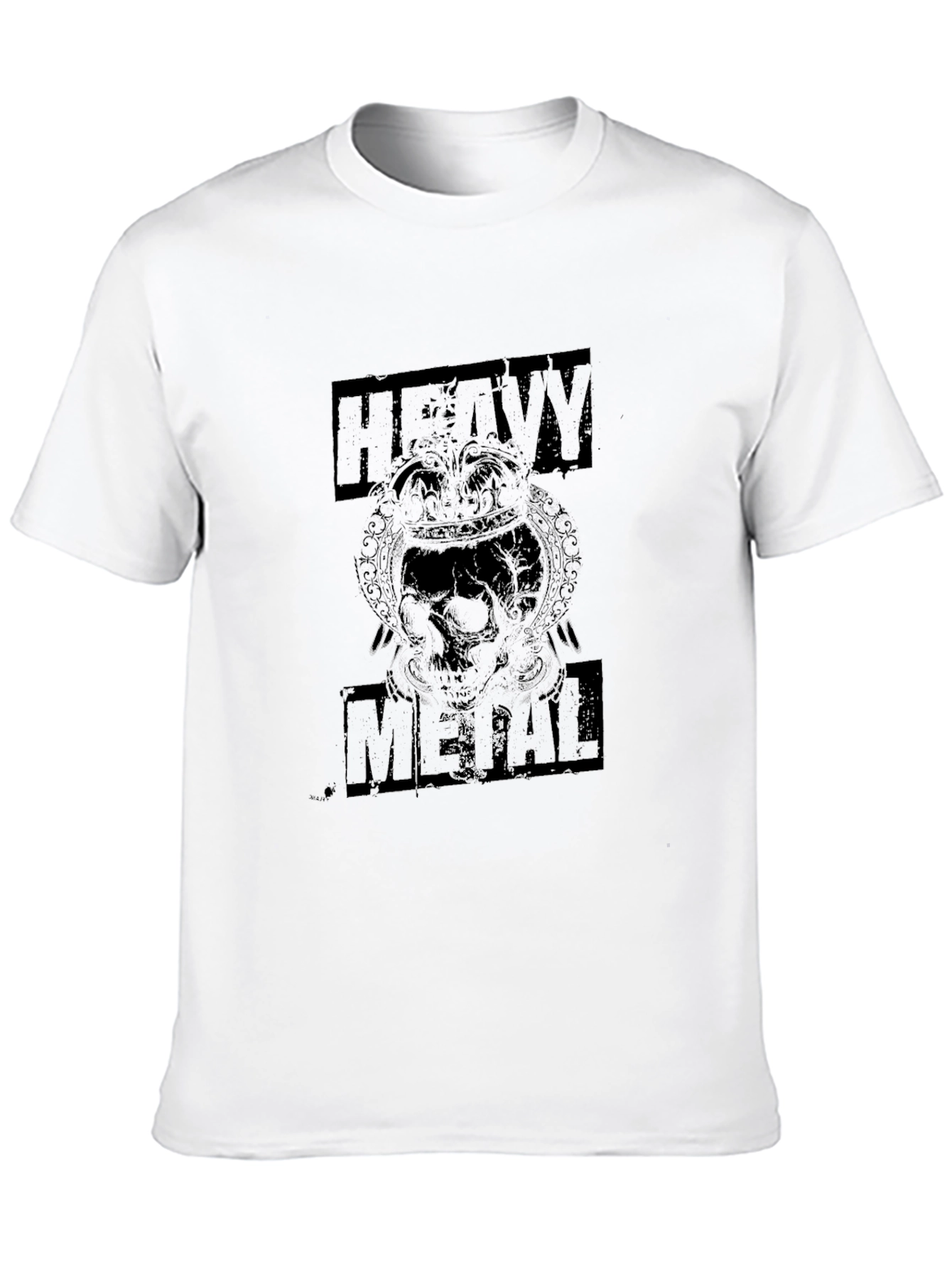 Heavy Metal Graphic Black T-Shirt
