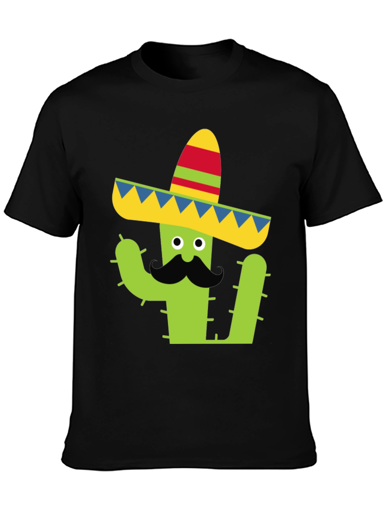 Cactus Sombrero Graphic Tee - Cinco de Mayo Shirt