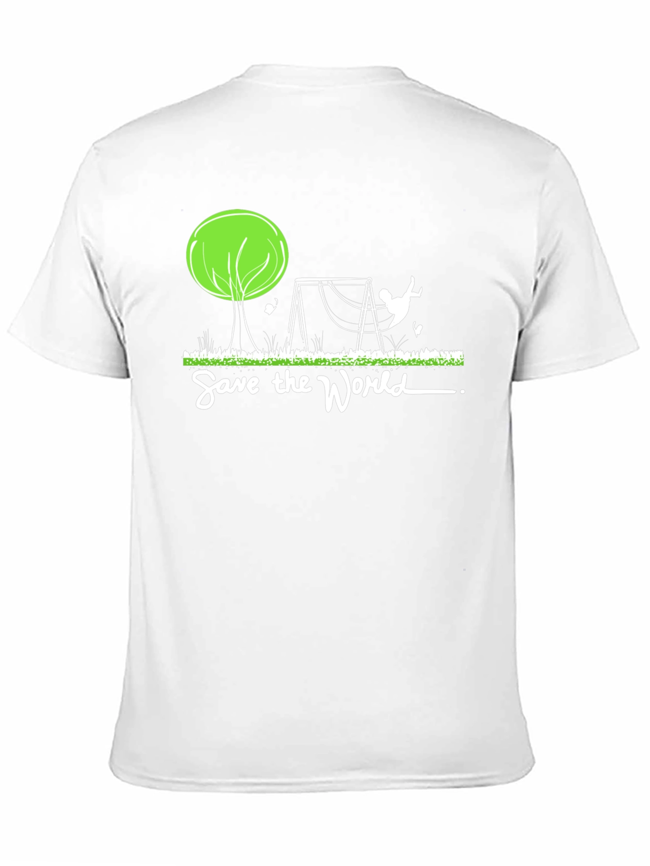Save the World Graphic Tee - Eco-Friendly Shirt