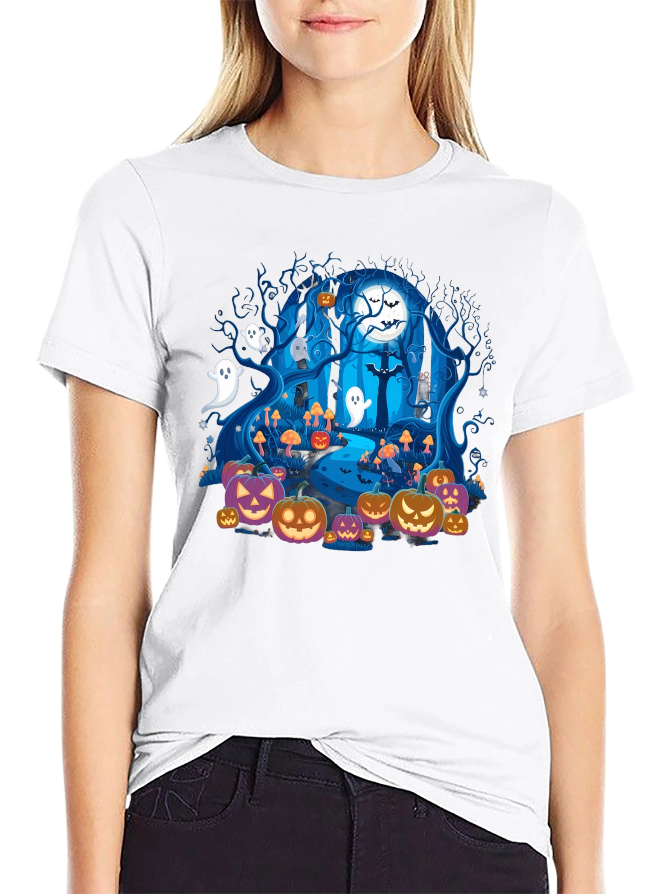 Spooky Halloween Forest T-Shirt