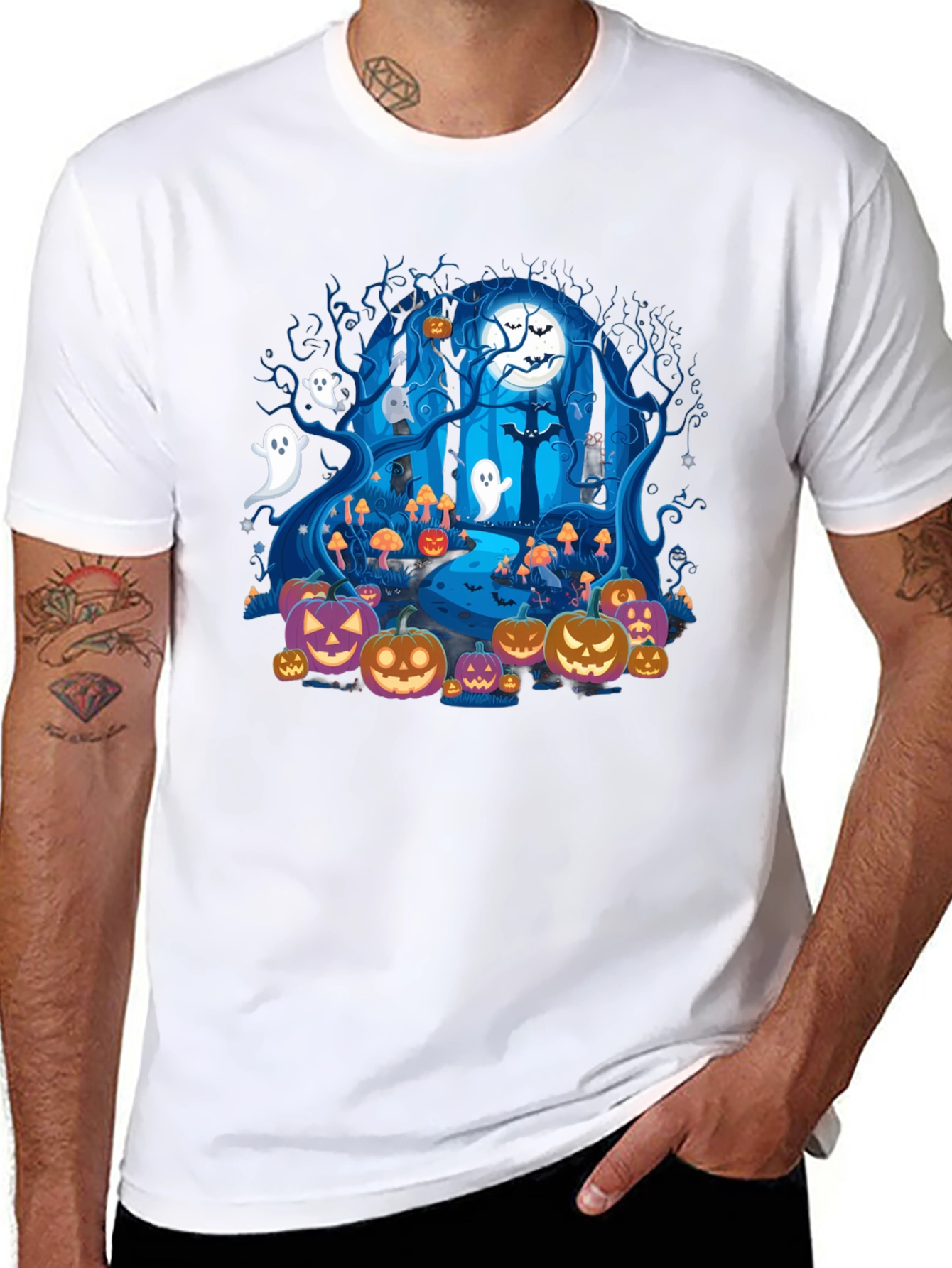 Spooky Halloween Forest T-Shirt