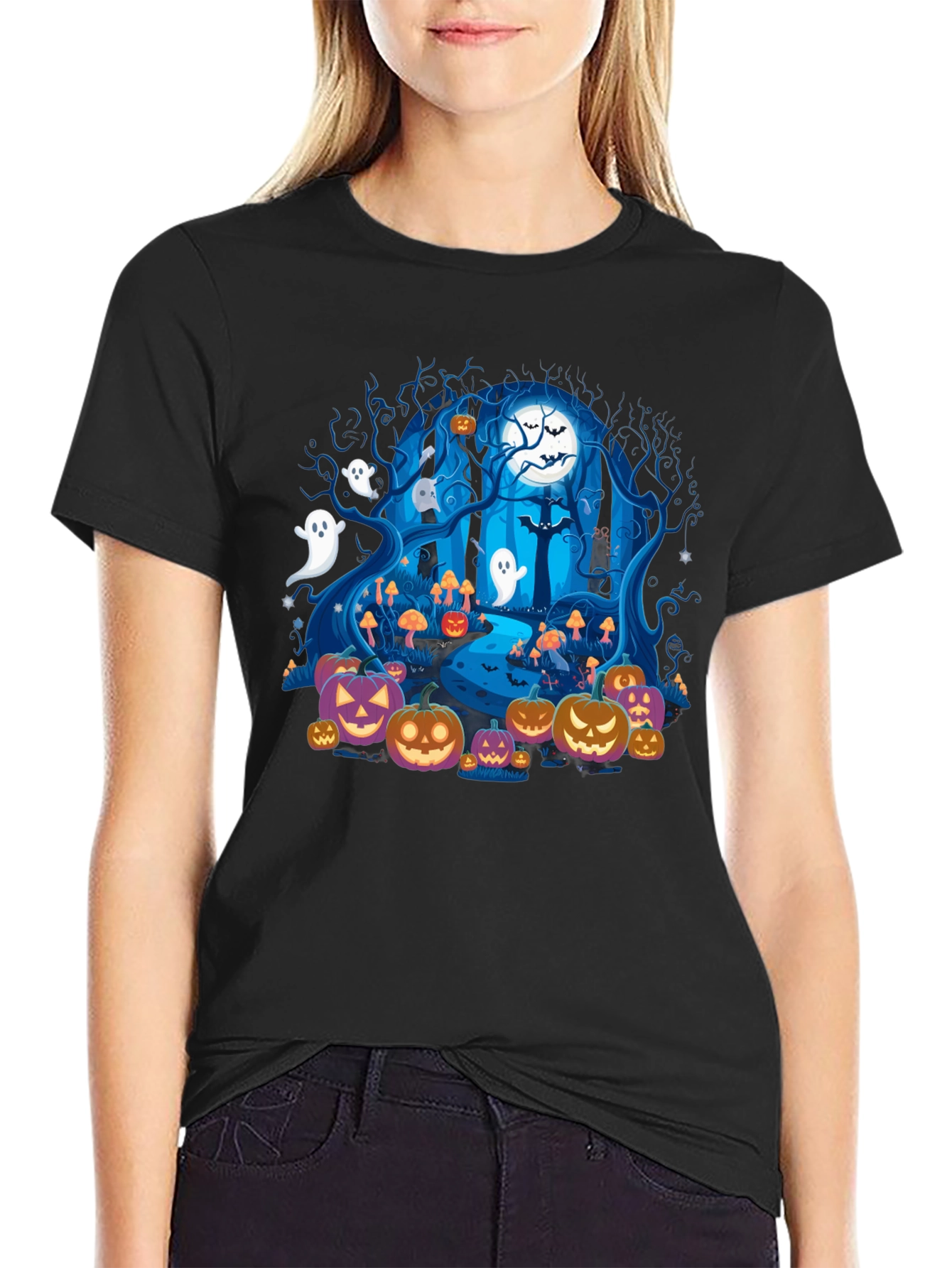 Spooky Halloween Forest T-Shirt
