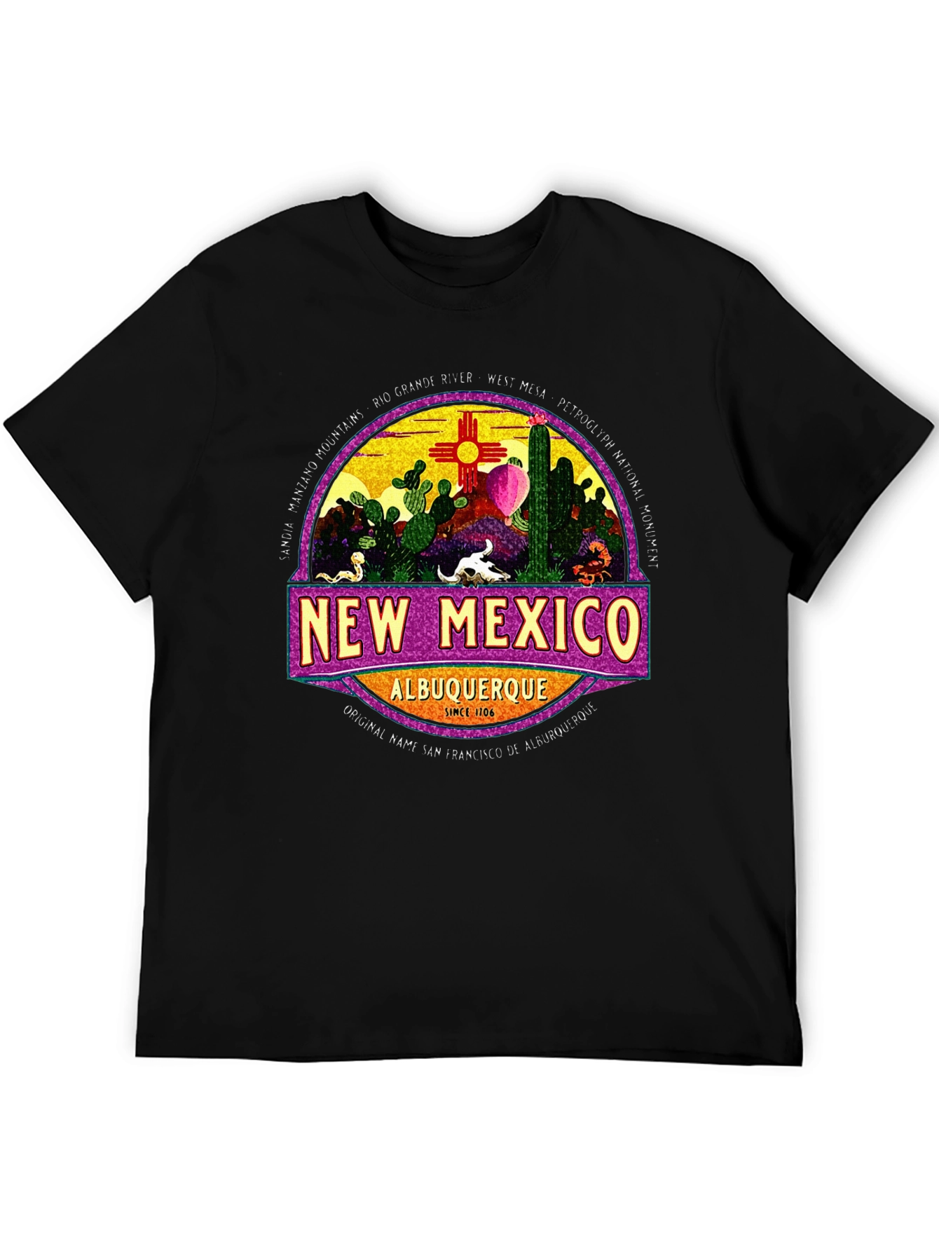 New Mexico Albuquerque Graphic T-Shirt