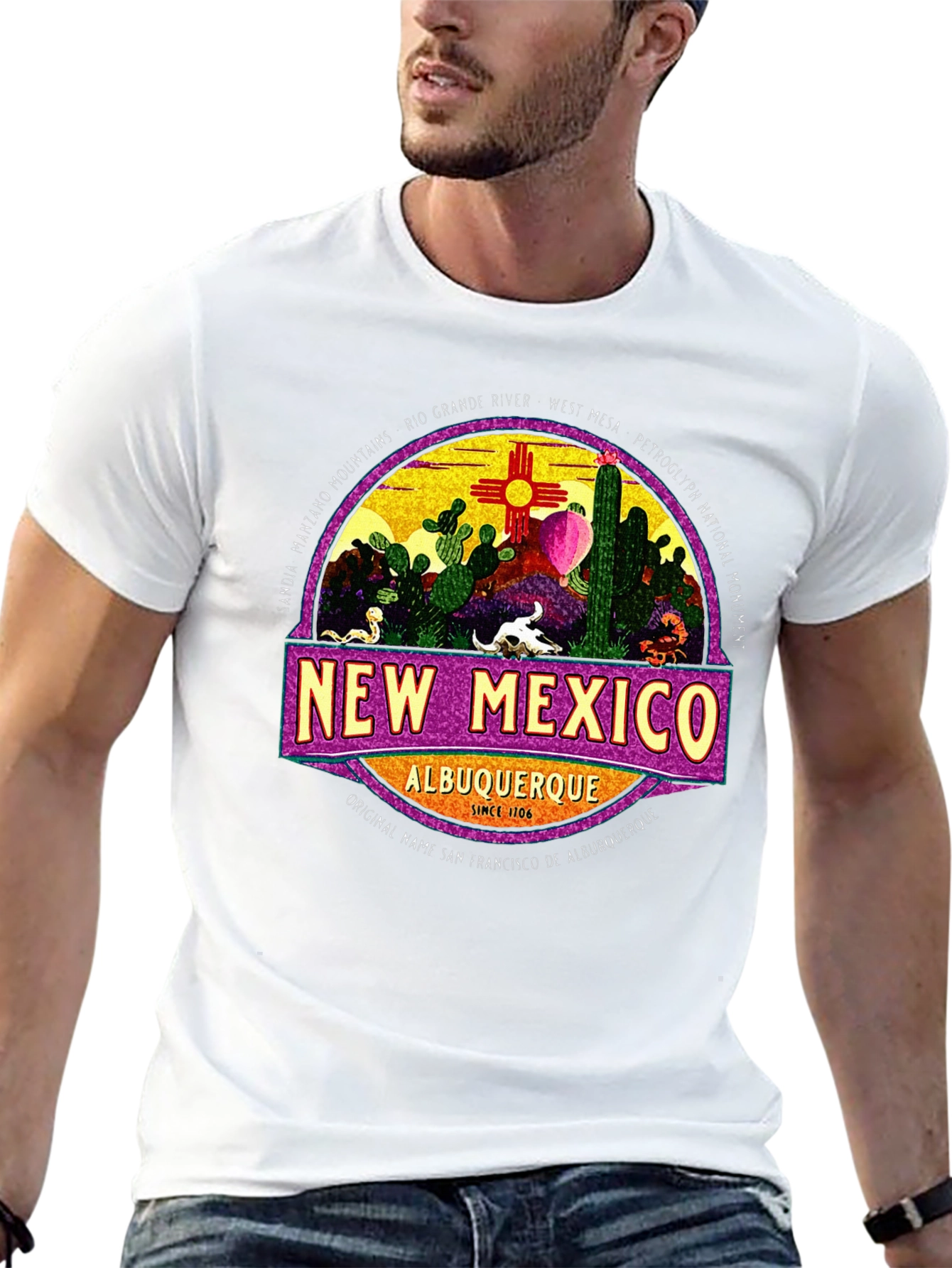 New Mexico Albuquerque Graphic T-Shirt