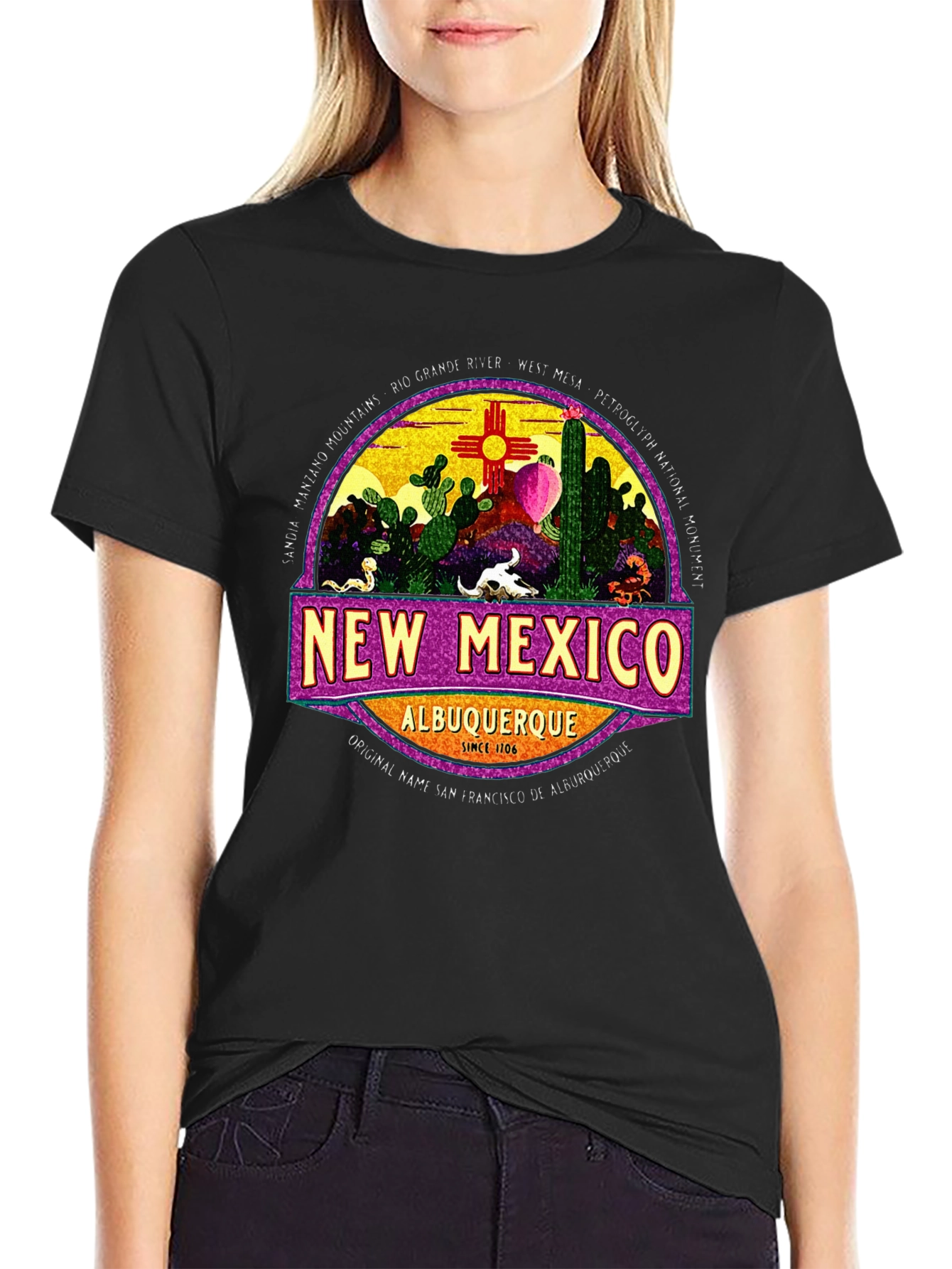 New Mexico Albuquerque Graphic T-Shirt