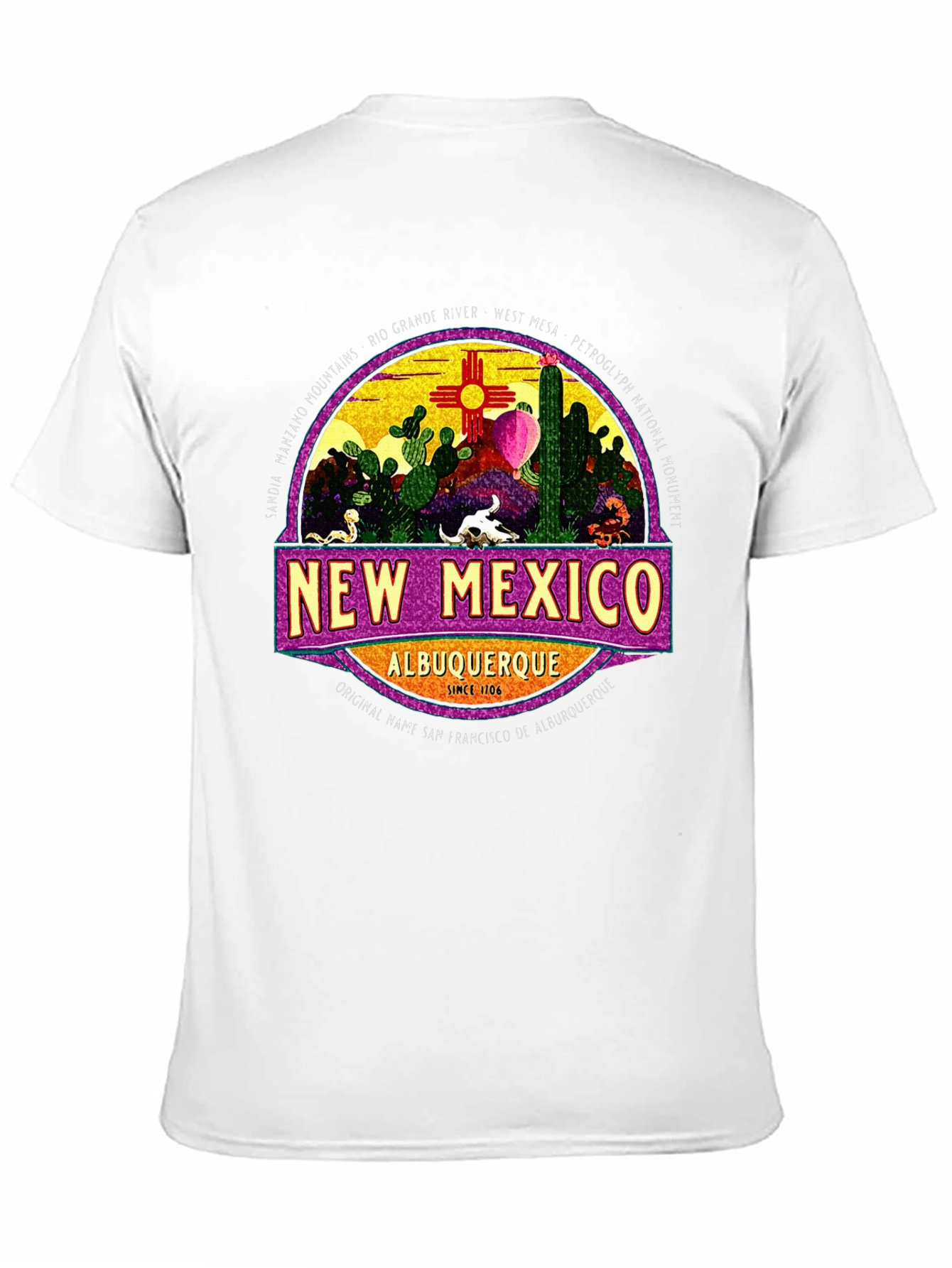 New Mexico Albuquerque Graphic T-Shirt