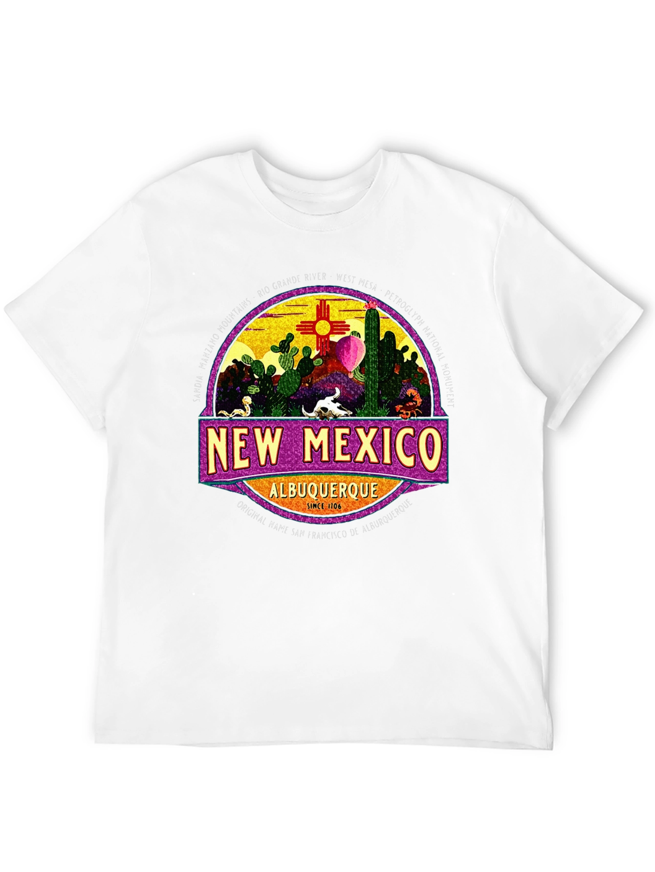 New Mexico Albuquerque Graphic T-Shirt