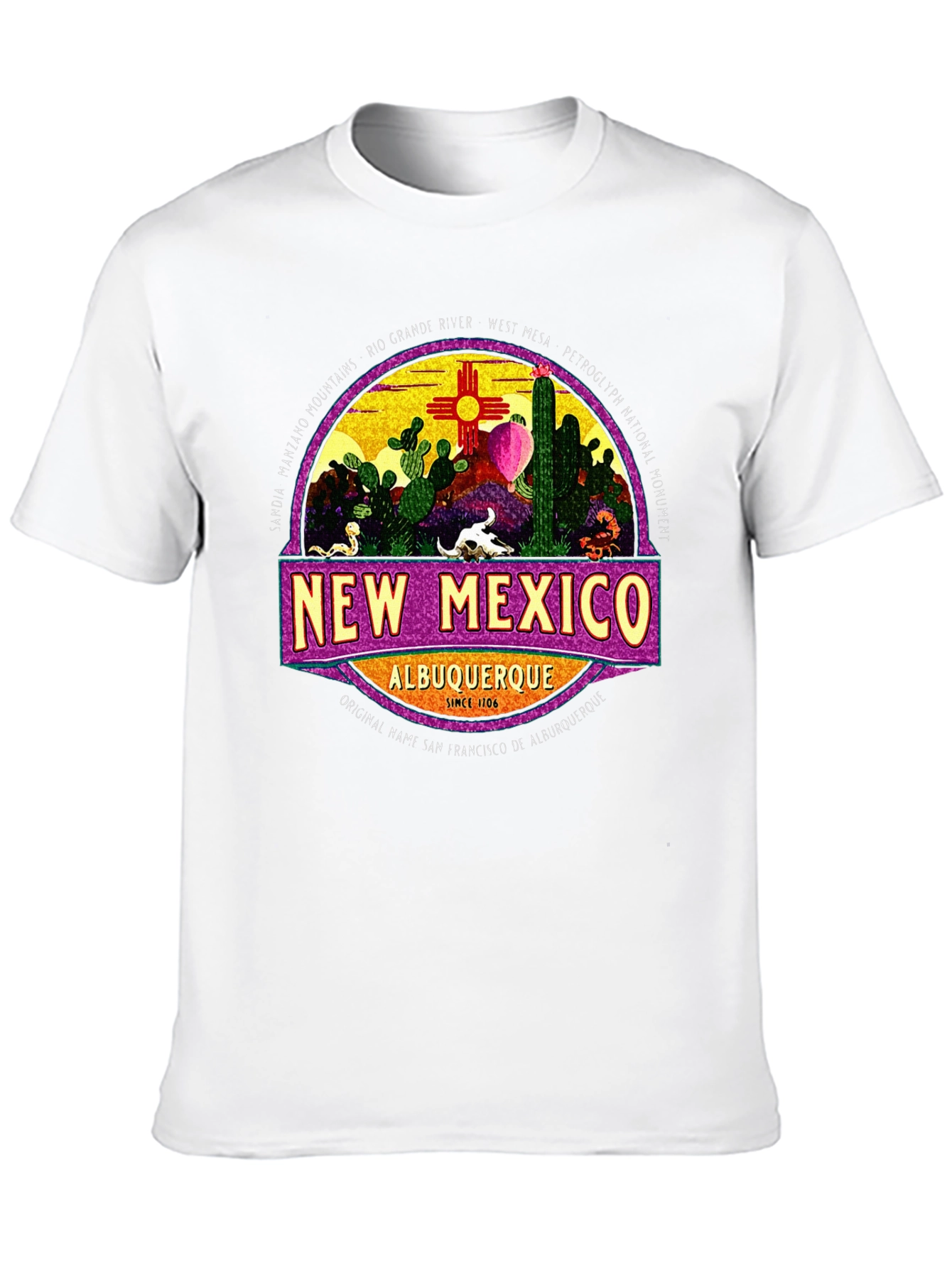 New Mexico Albuquerque Graphic T-Shirt