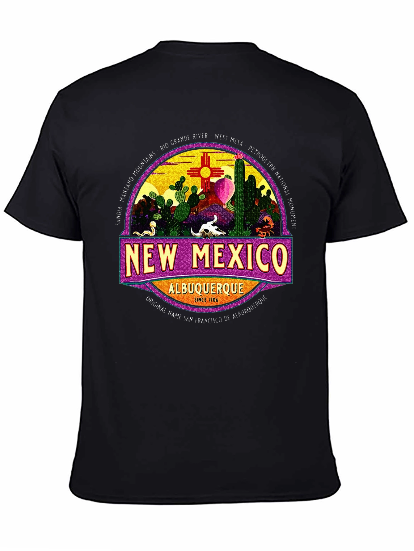 New Mexico Albuquerque Graphic T-Shirt