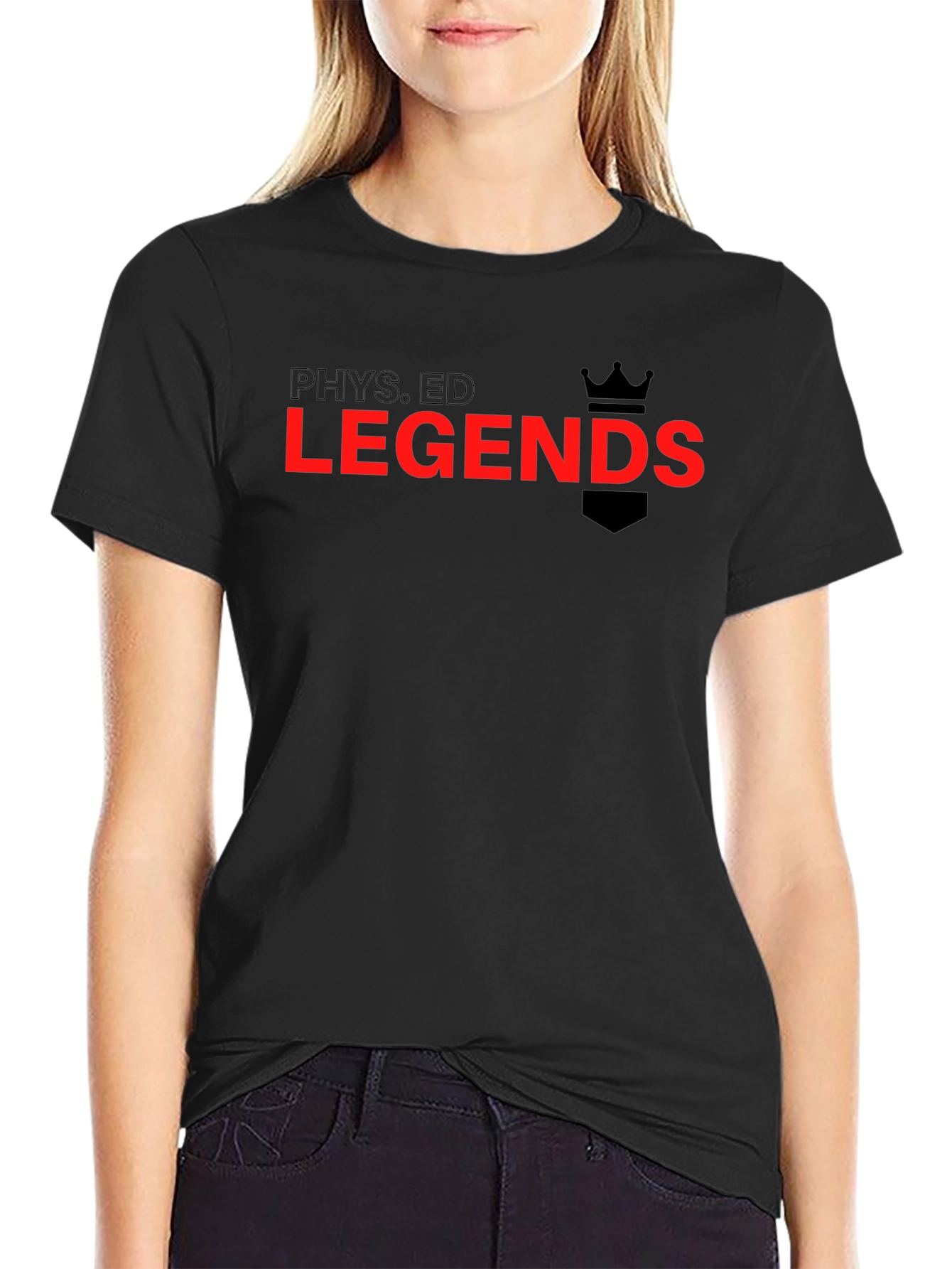 Phys Ed Legends Graphic Tee - Black T-Shirt