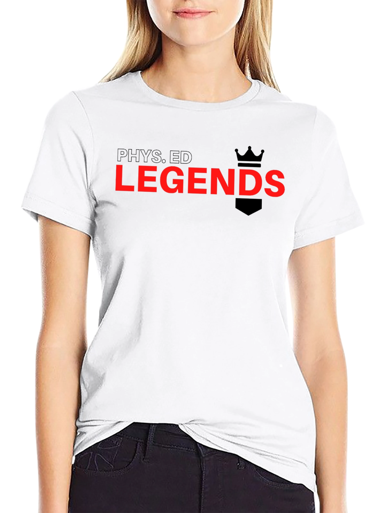 Phys Ed Legends Graphic Tee - Black T-Shirt