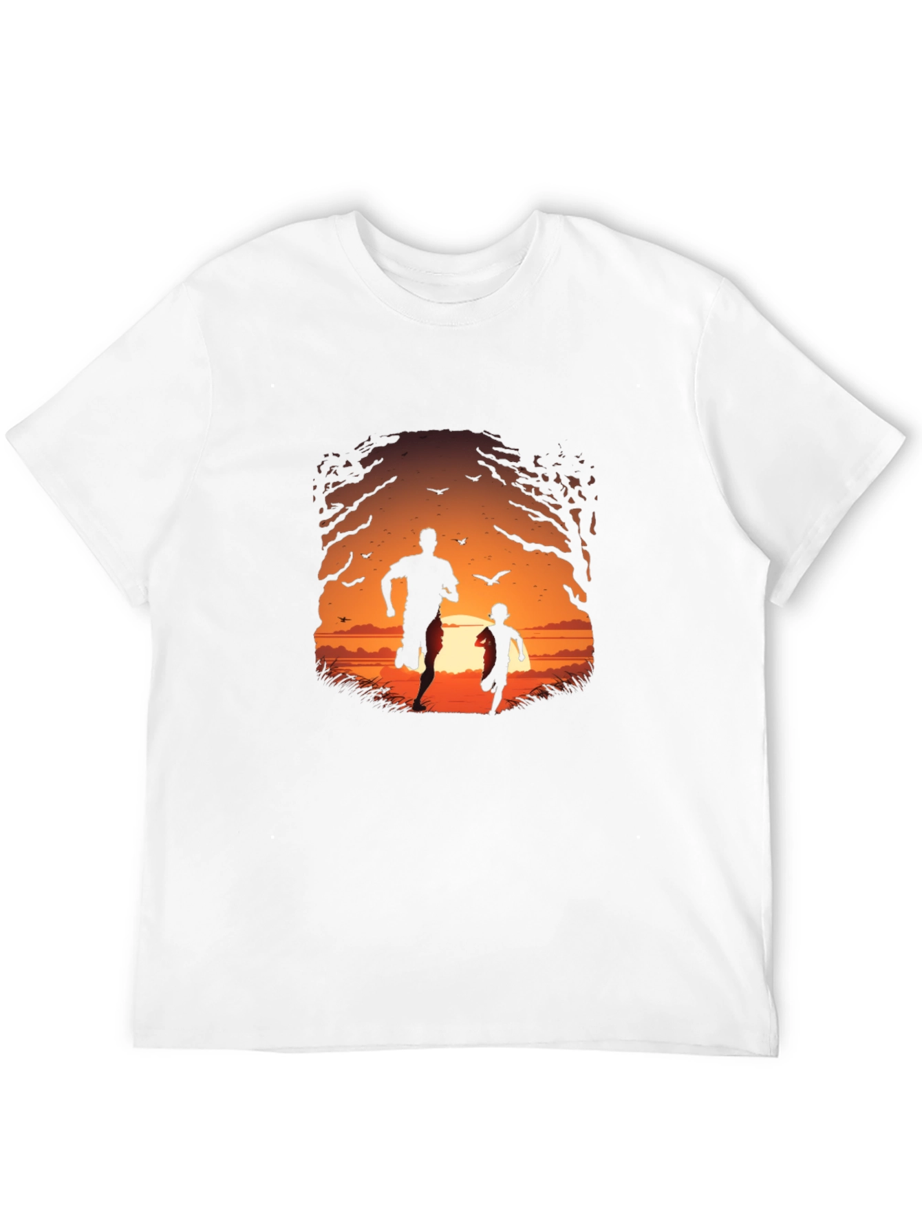 Sunset Run Black T-Shirt