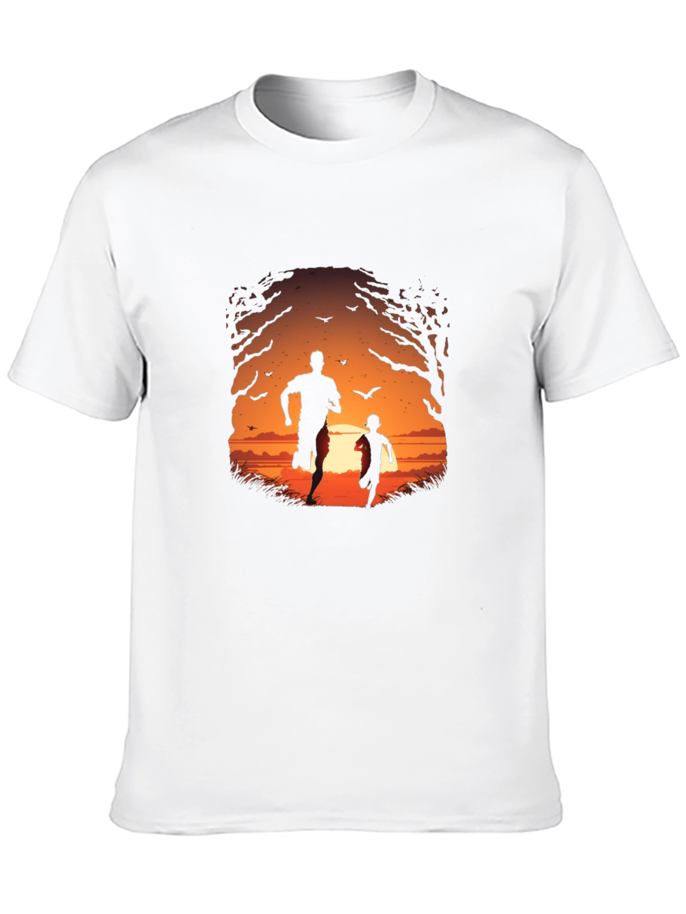 Sunset Run Black T-Shirt