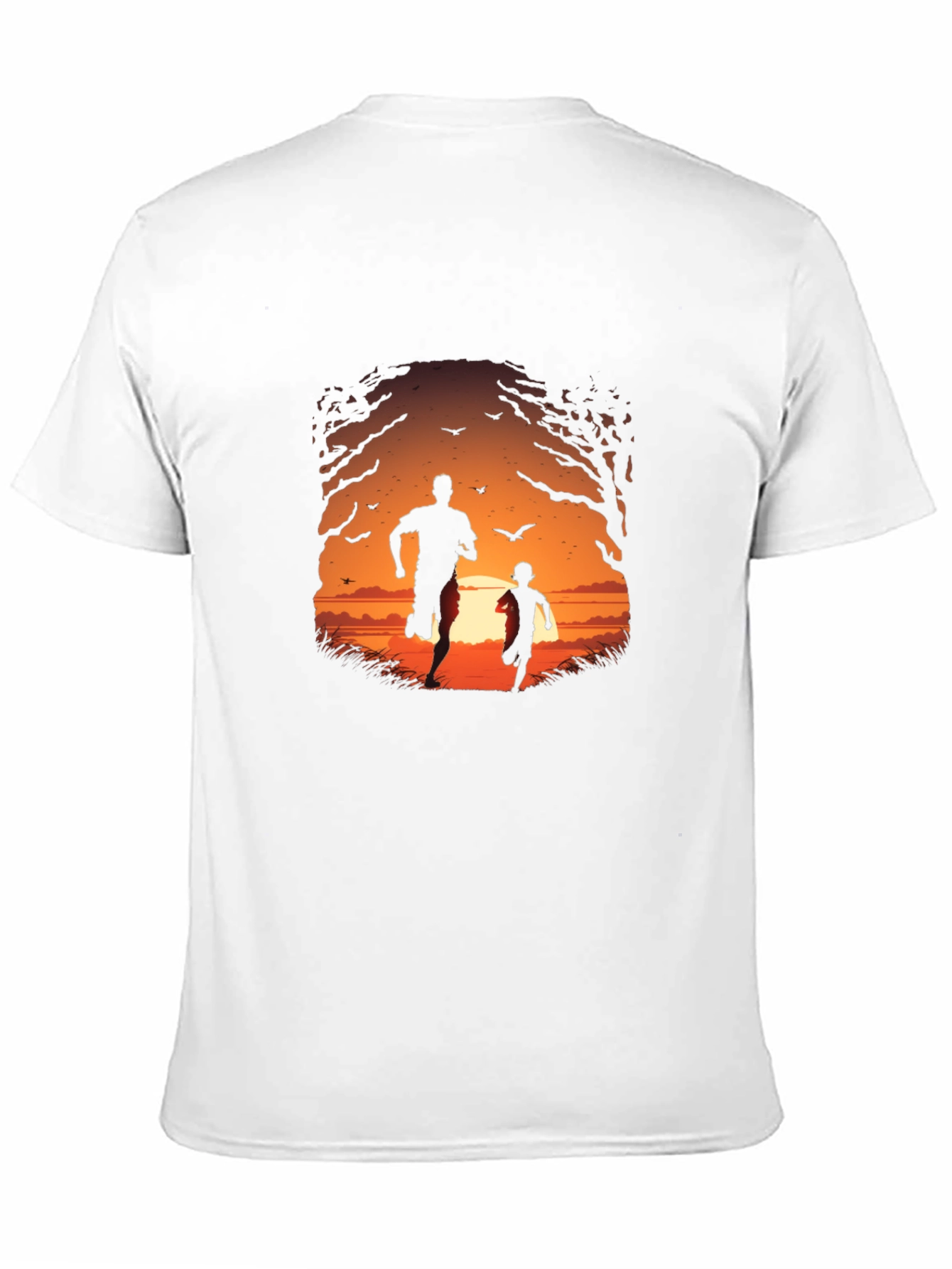 Sunset Run Black T-Shirt