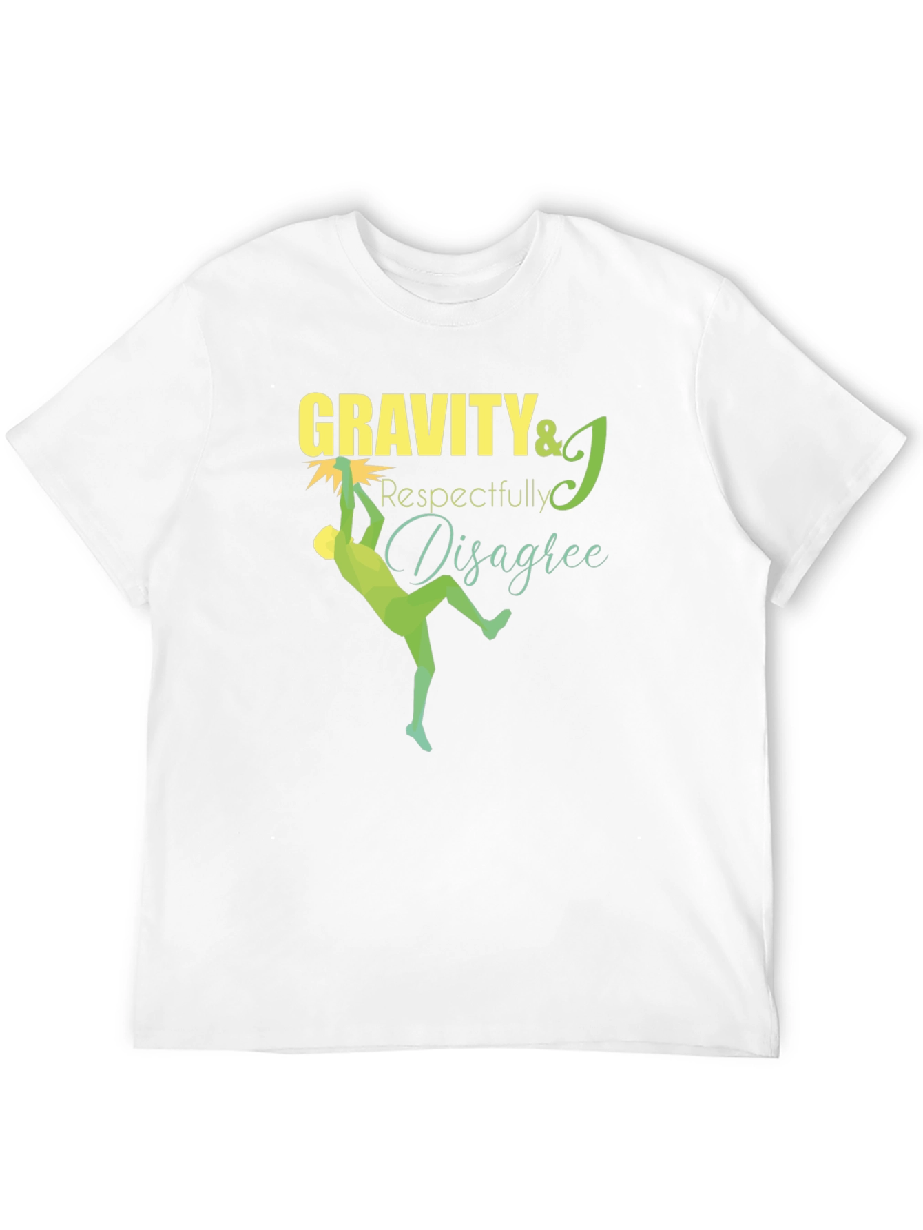 Gravity Respectfully Disagree Black T-Shirt