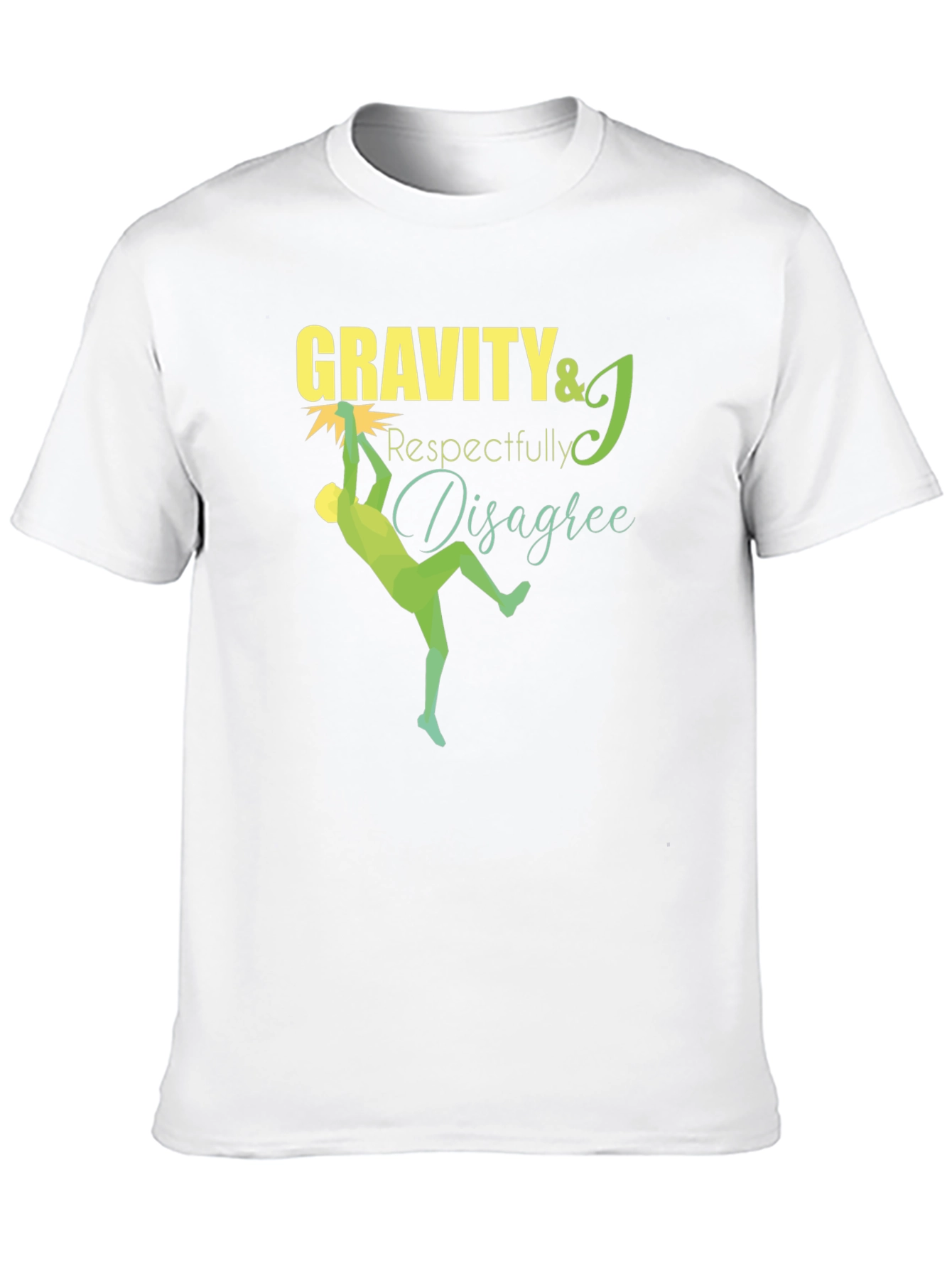 Gravity Respectfully Disagree Black T-Shirt