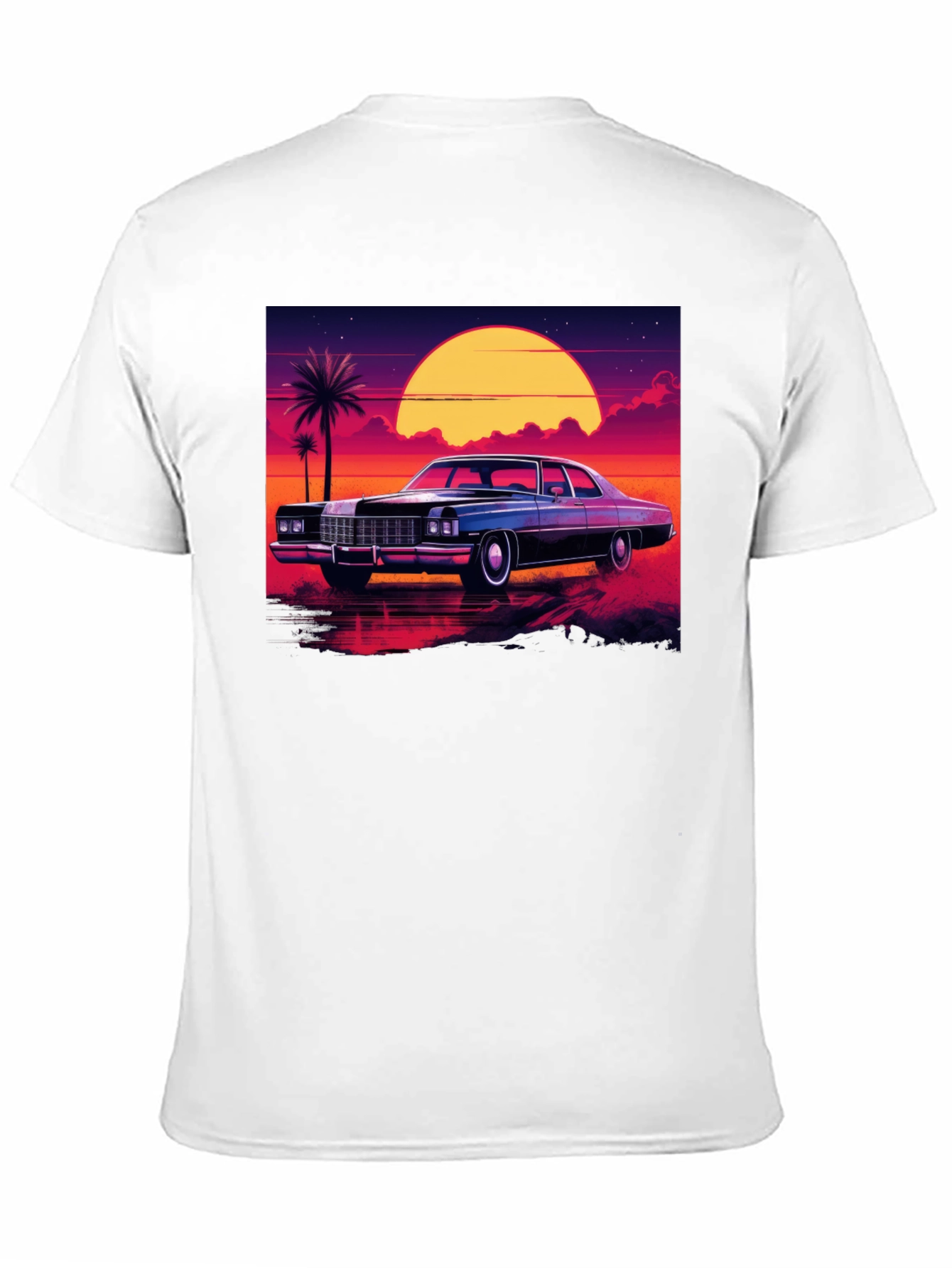 Retro Car Sunset T-Shirt