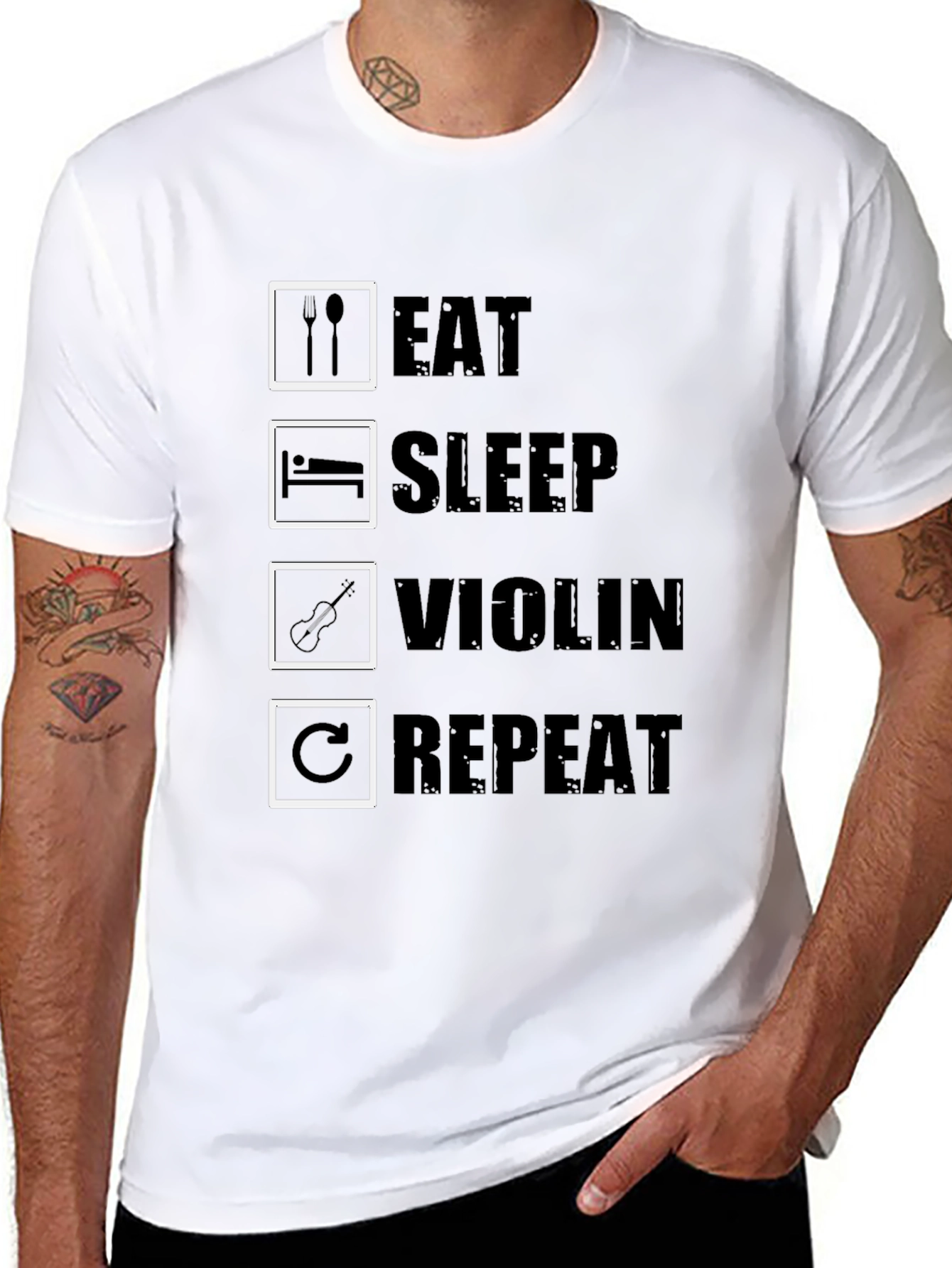 Eat Sleep Violin Repeat T-Shirt