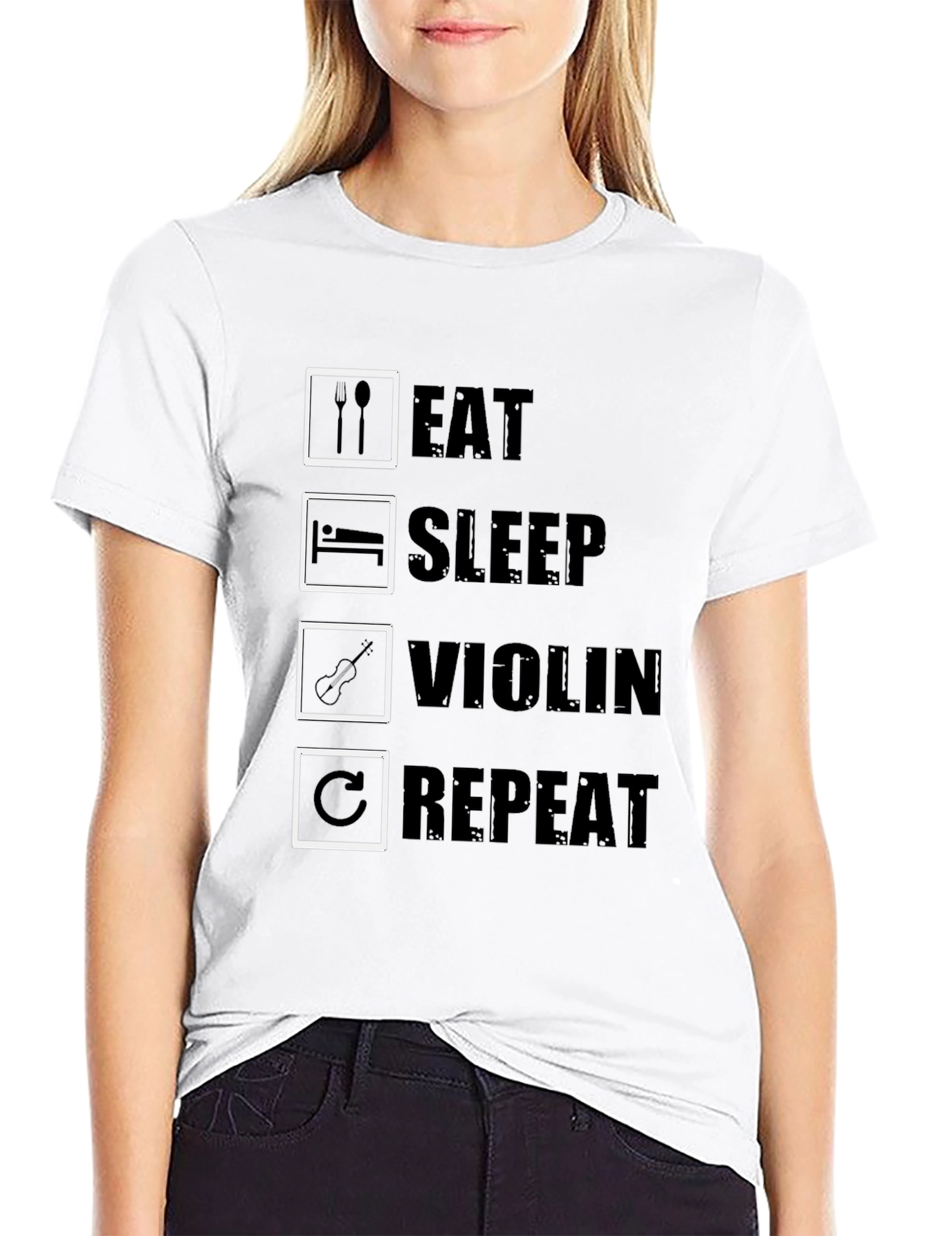 Eat Sleep Violin Repeat T-Shirt