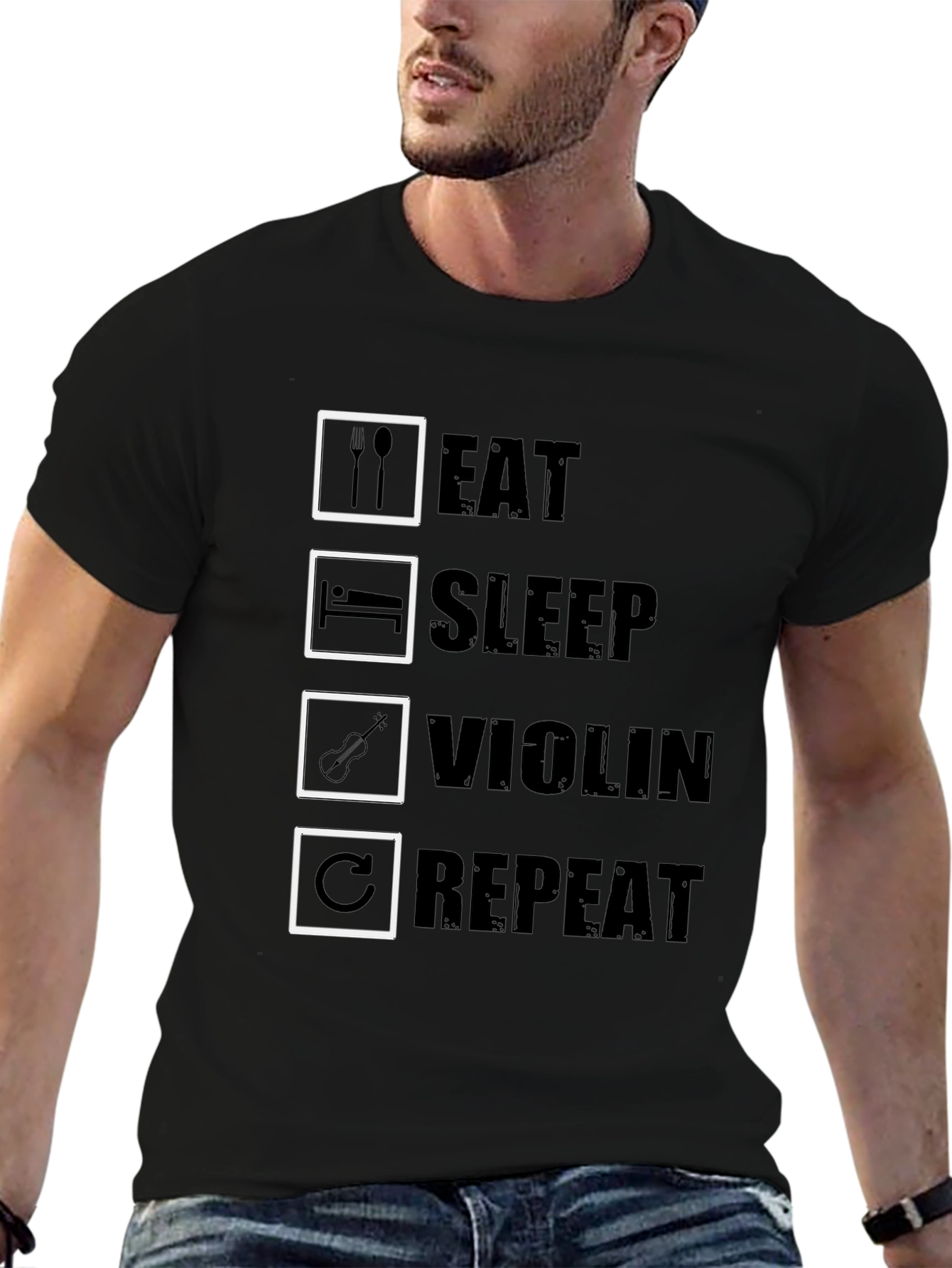 Eat Sleep Violin Repeat T-Shirt