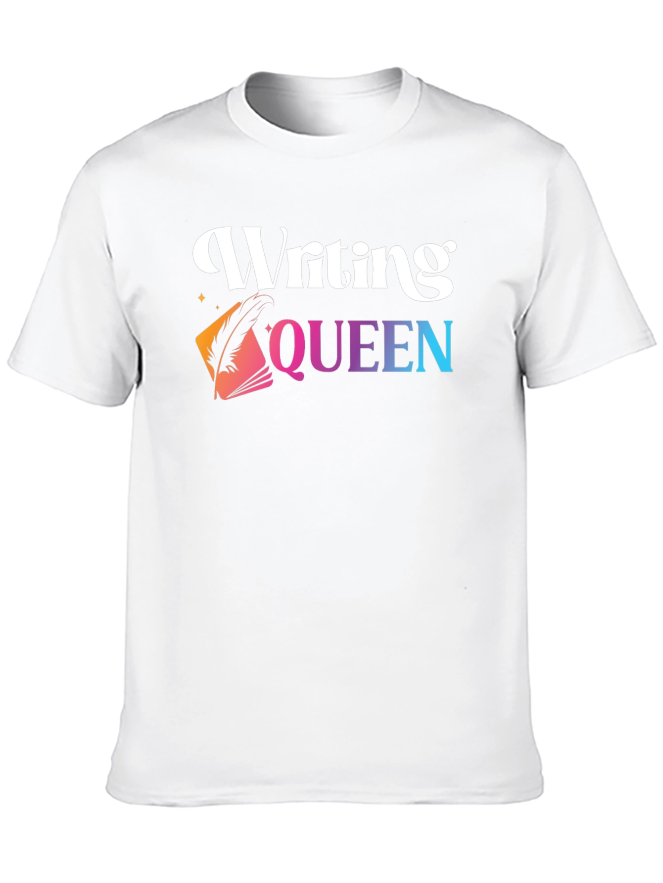 Writing Queen Black Graphic Tee