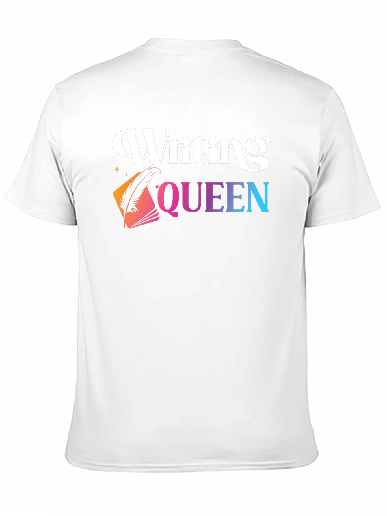 Writing Queen Black Graphic Tee
