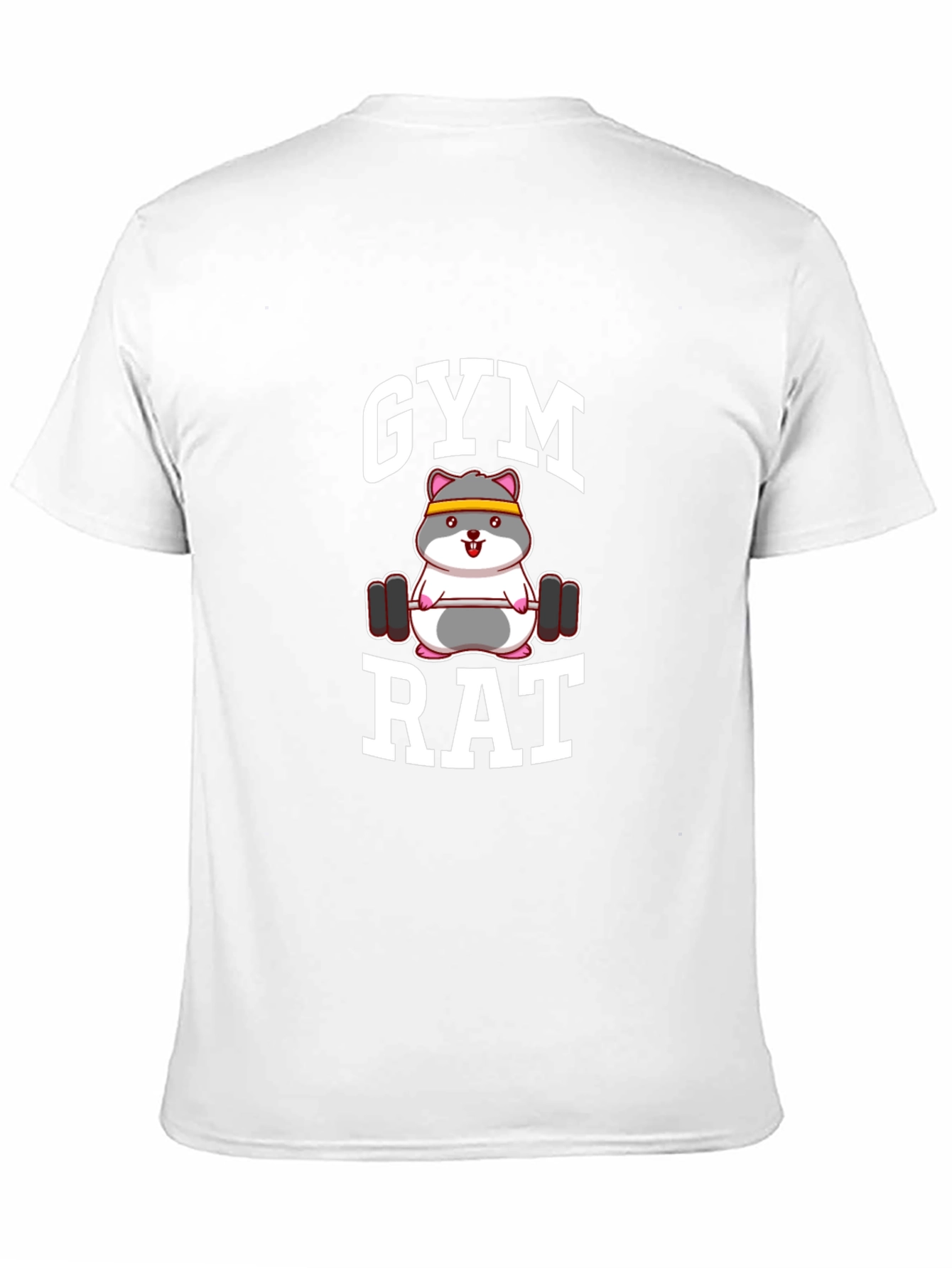 Gym Rat Hamster Black T-Shirt