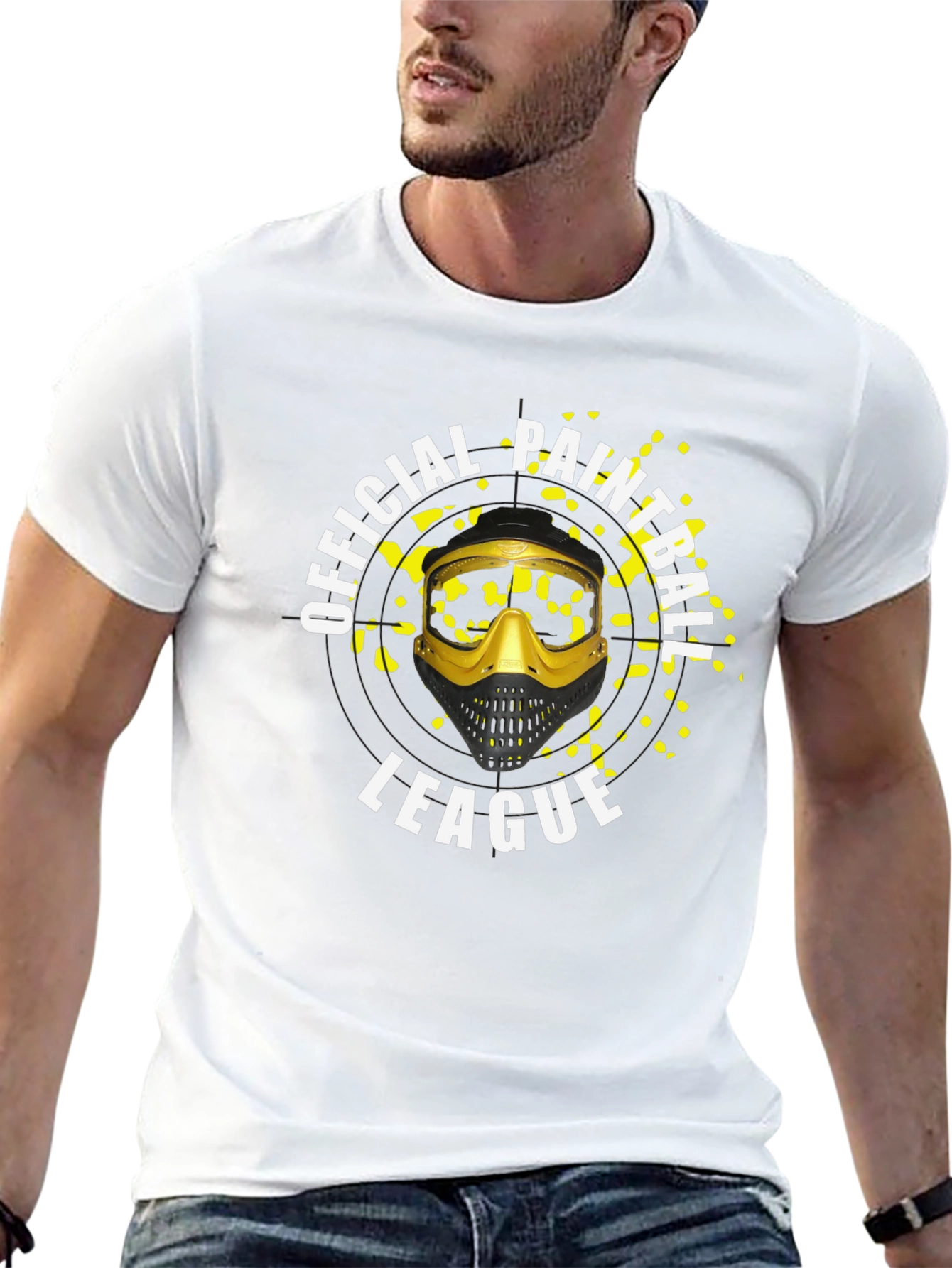 Official Paintball League Black T-Shirt