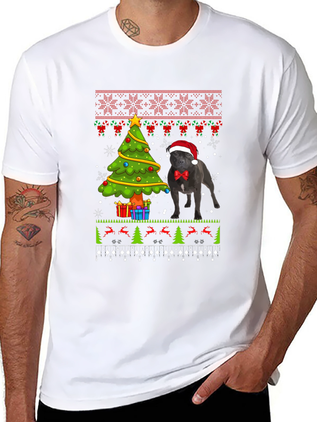 Ugly Christmas Dog T-Shirt